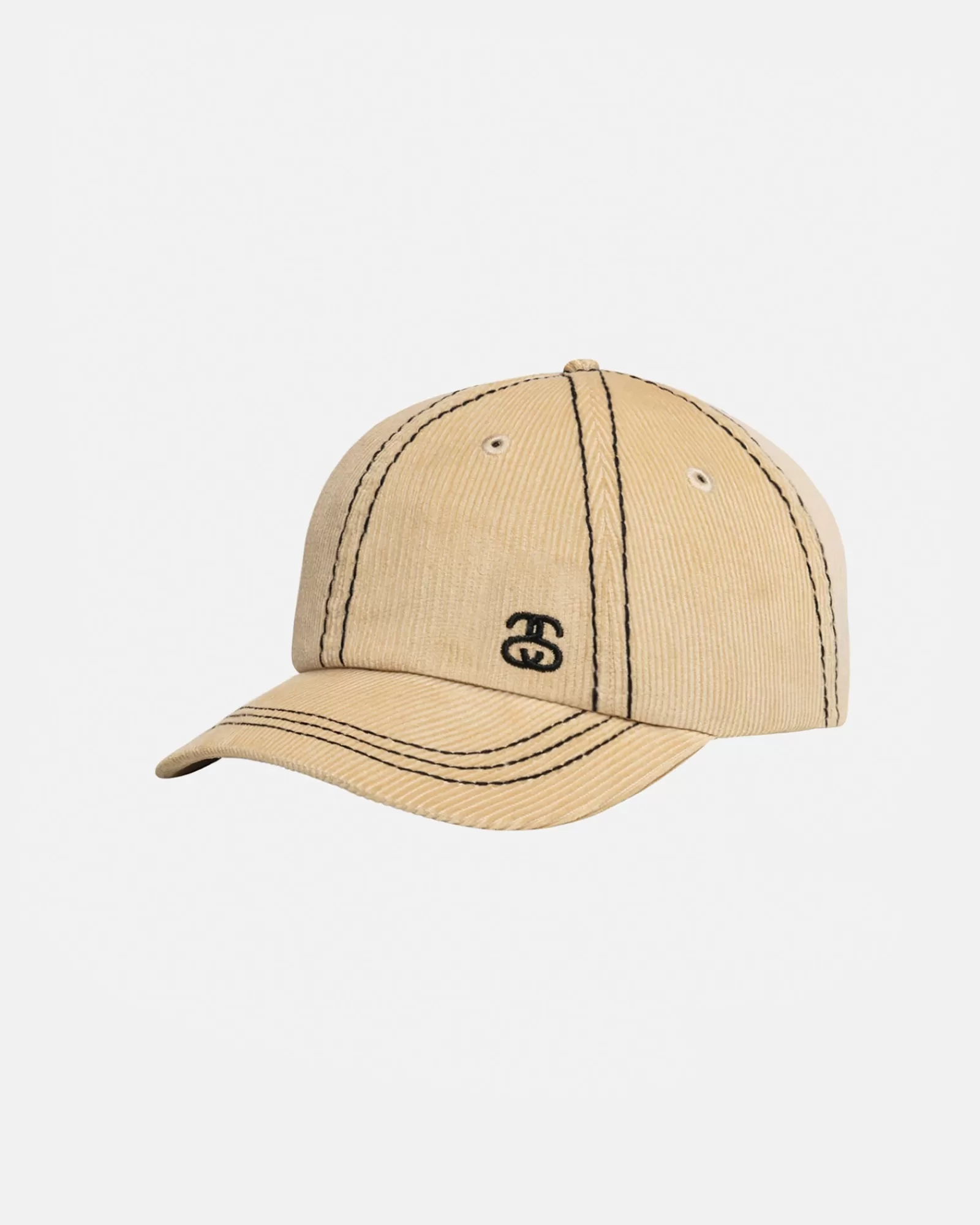 Mützen & Hüte*Stüssy LOW PROFILE SS-LINK STITCHED STRAPBACK Cream