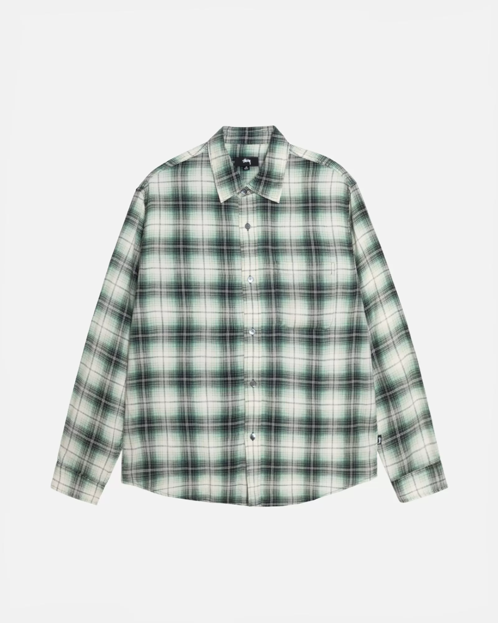 Hemden*Stüssy MATTHEW SHIRT LG PRINTED PLAID Green