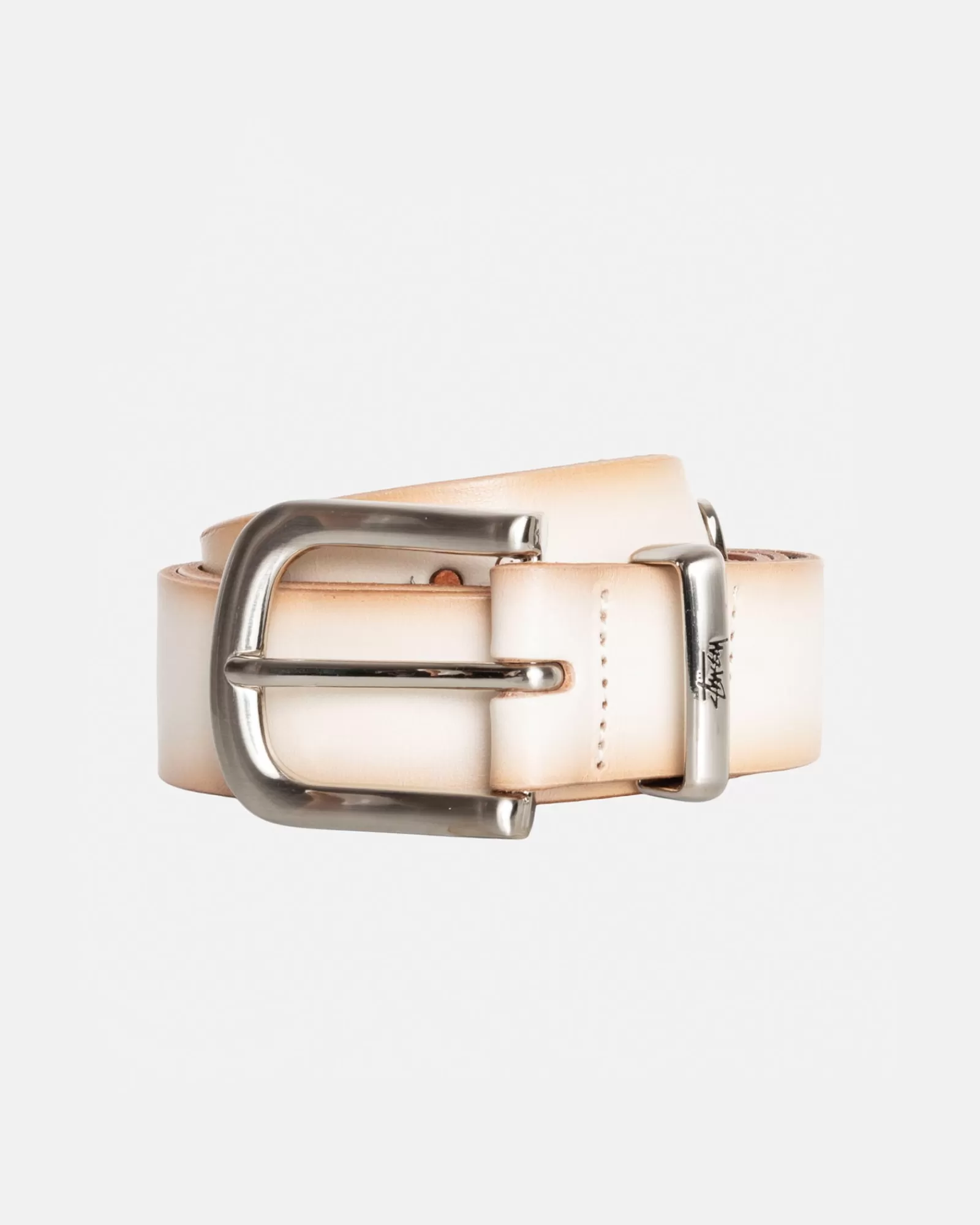 Accessoires*Stüssy METAL S TIP BELT Bone