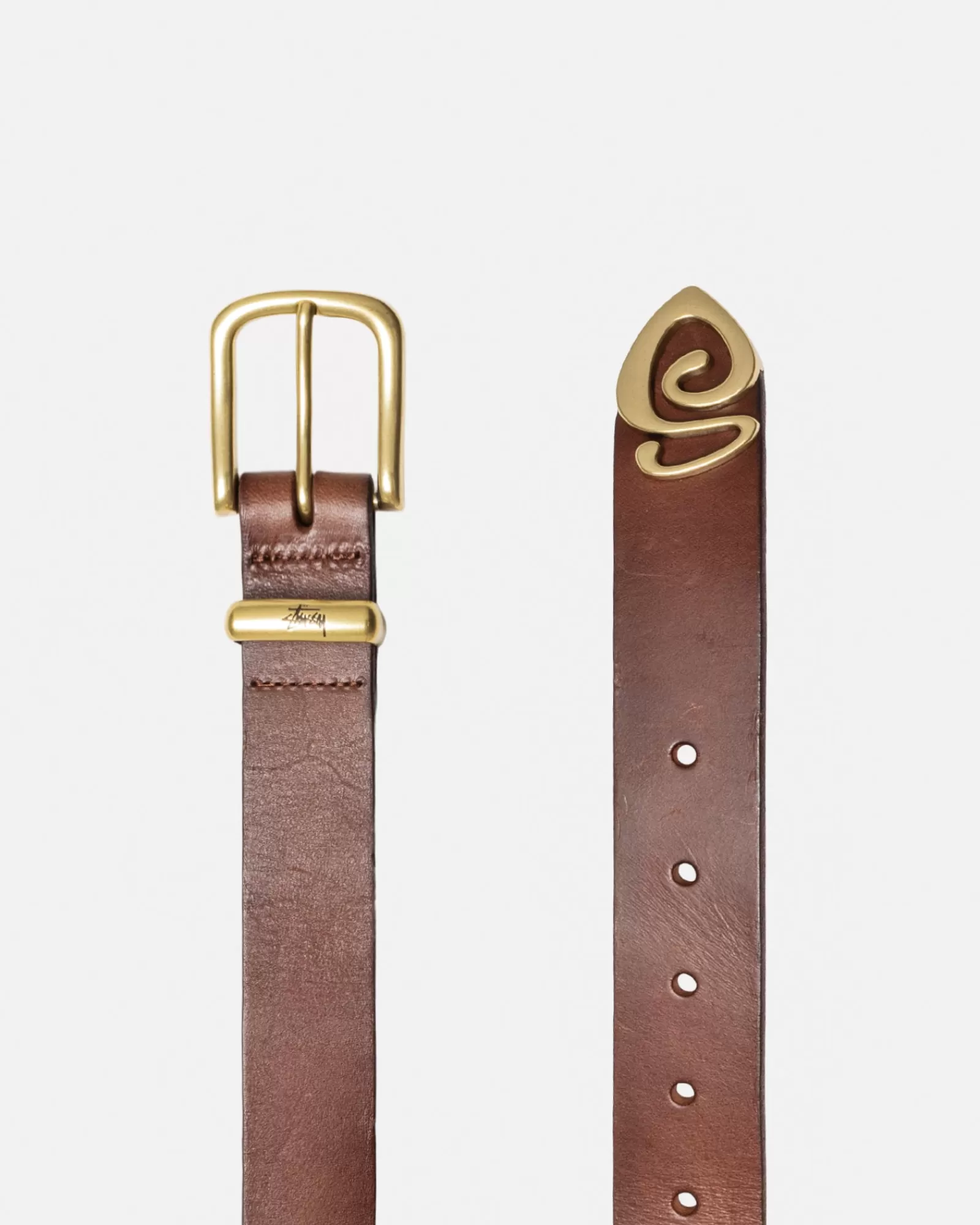 Accessoires*Stüssy METAL S TIP BELT Desert