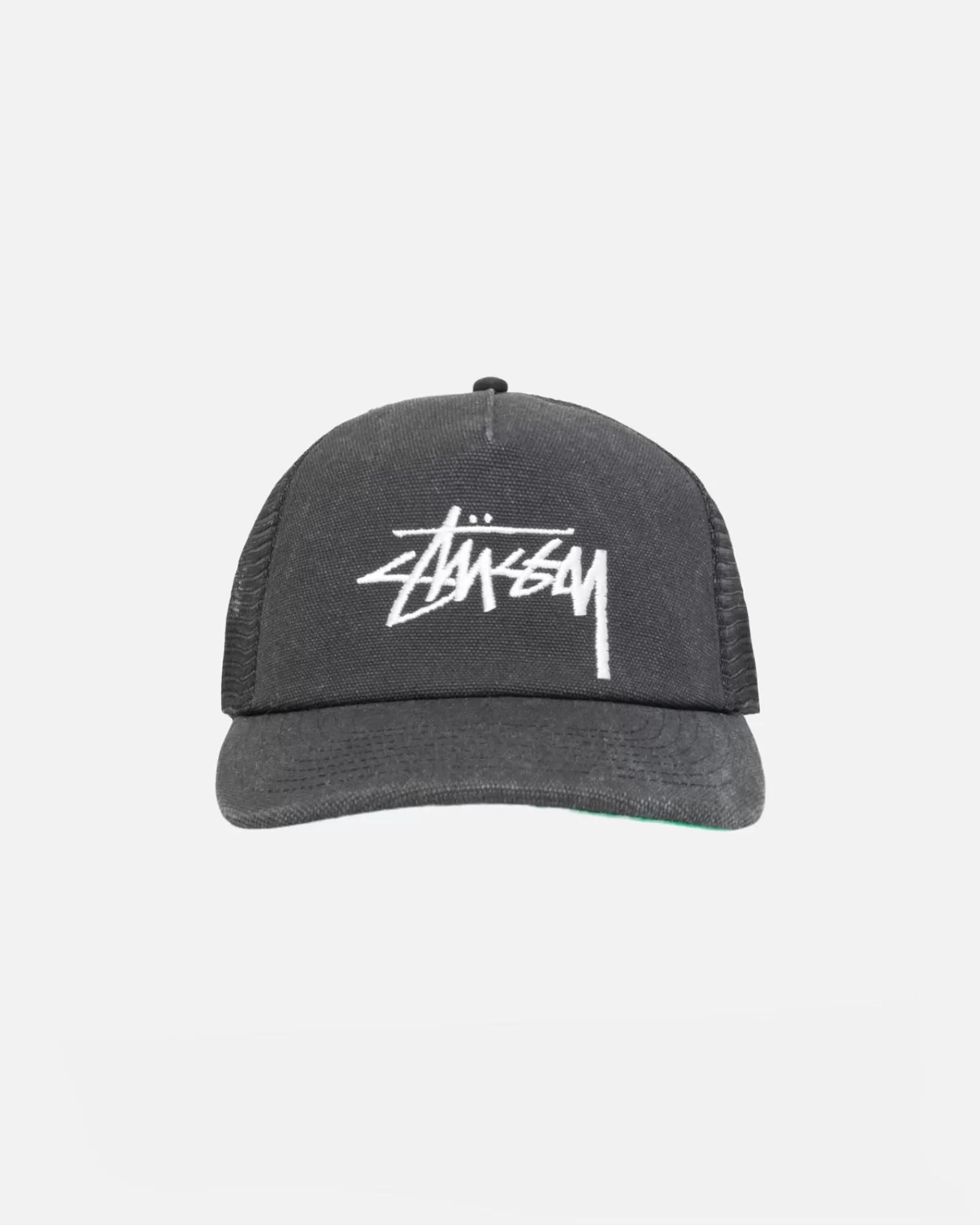 Mützen & Hüte*Stüssy MID DEPTH BIG STOCK MESH SNAPBACK Black