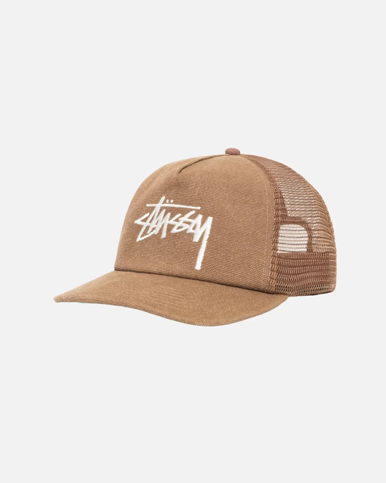 Mützen & Hüte*Stüssy MID DEPTH BIG STOCK MESH SNAPBACK Brown