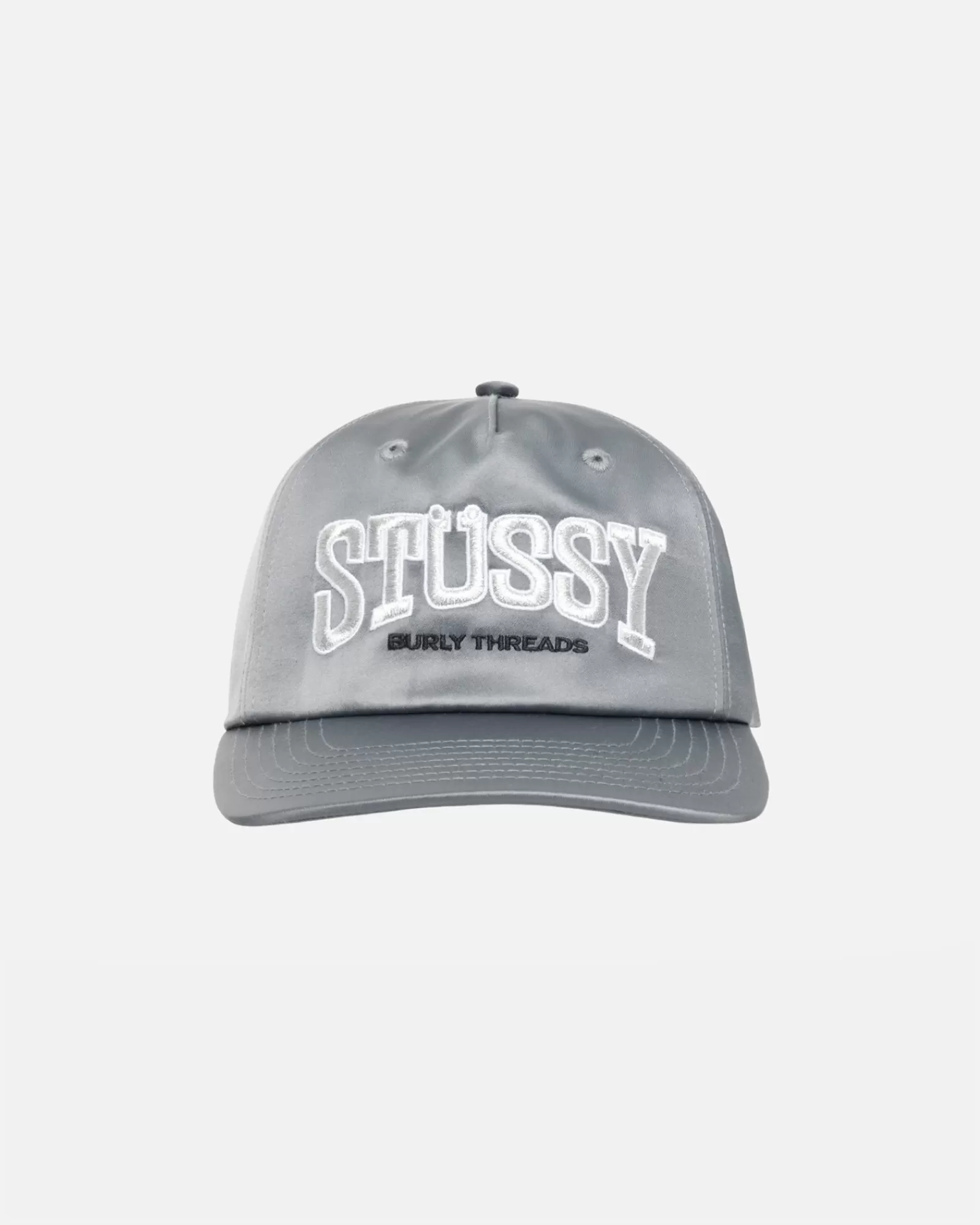 Mützen & Hüte*Stüssy MID DEPTH BURLY THREADS SNAPBACK KAPPE Grey