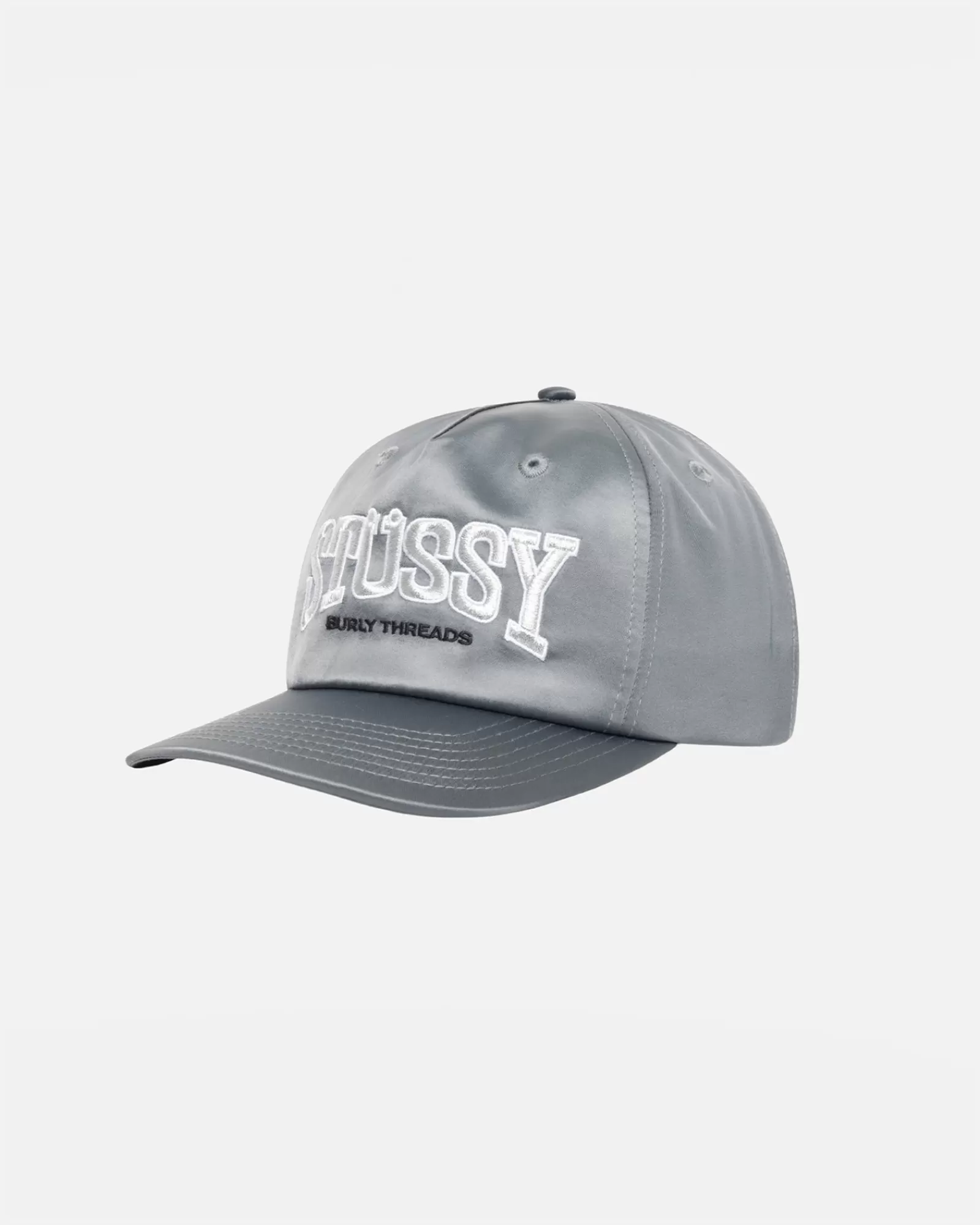 Mützen & Hüte*Stüssy MID DEPTH BURLY THREADS SNAPBACK KAPPE Grey