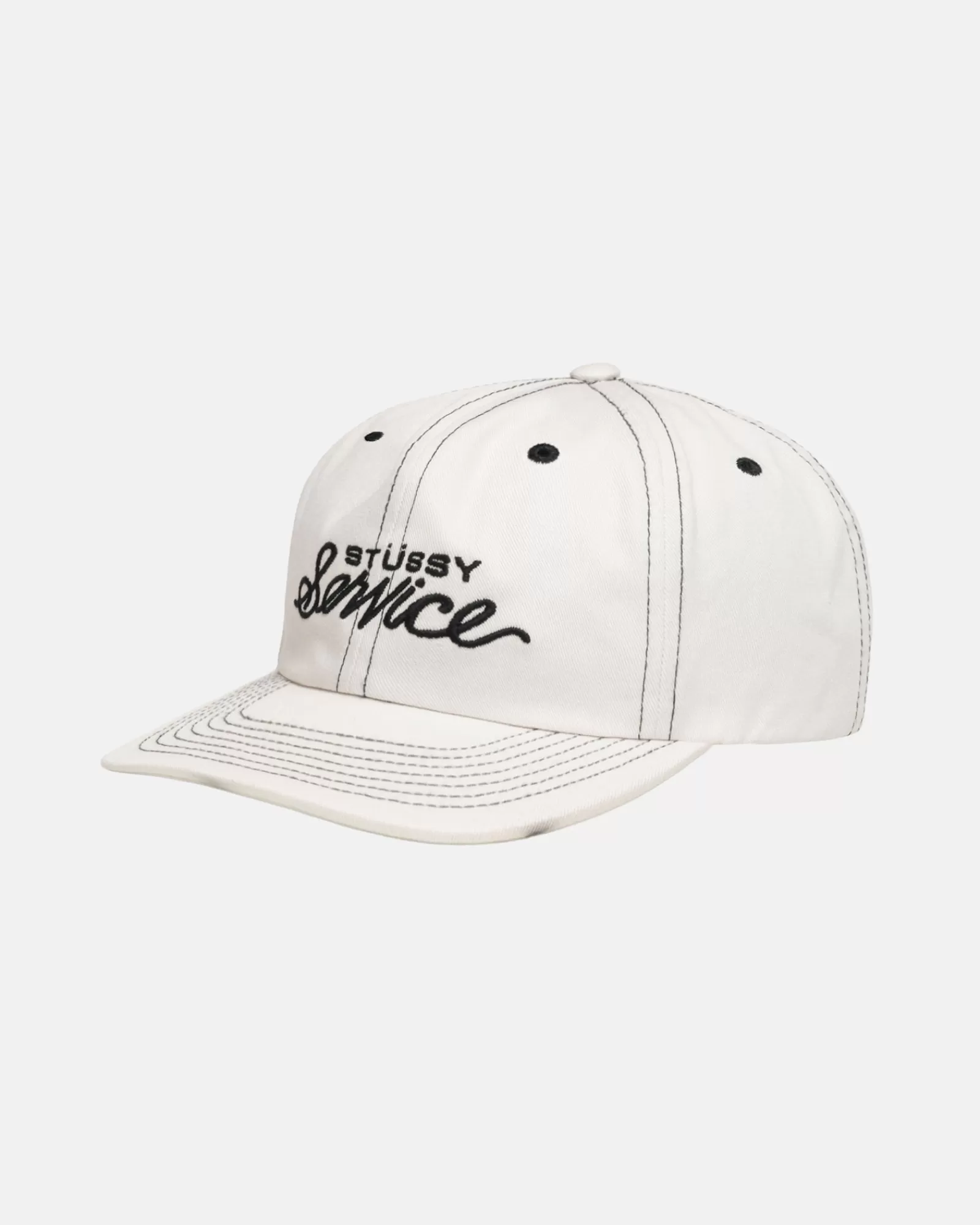 Mützen & Hüte*Stüssy MID DEPTH STÜSSY SERVICE STRAPBACK Natural