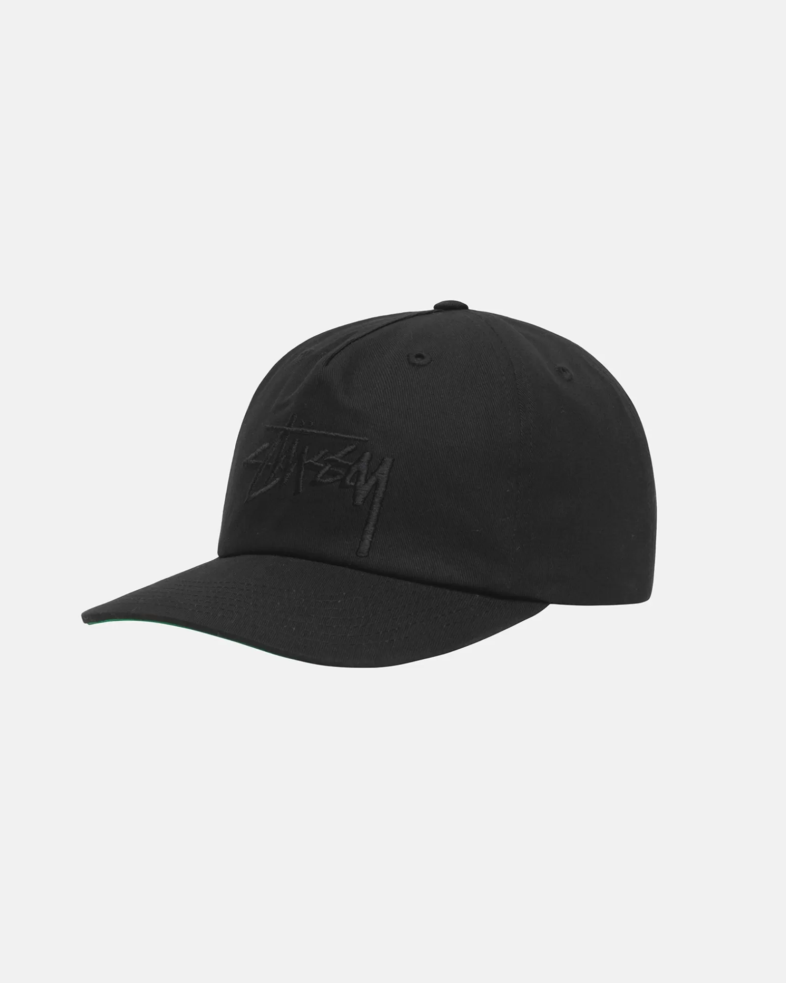 Mützen & Hüte*Stüssy MID-DEPTH BIG STOCK SNAPBACK Black