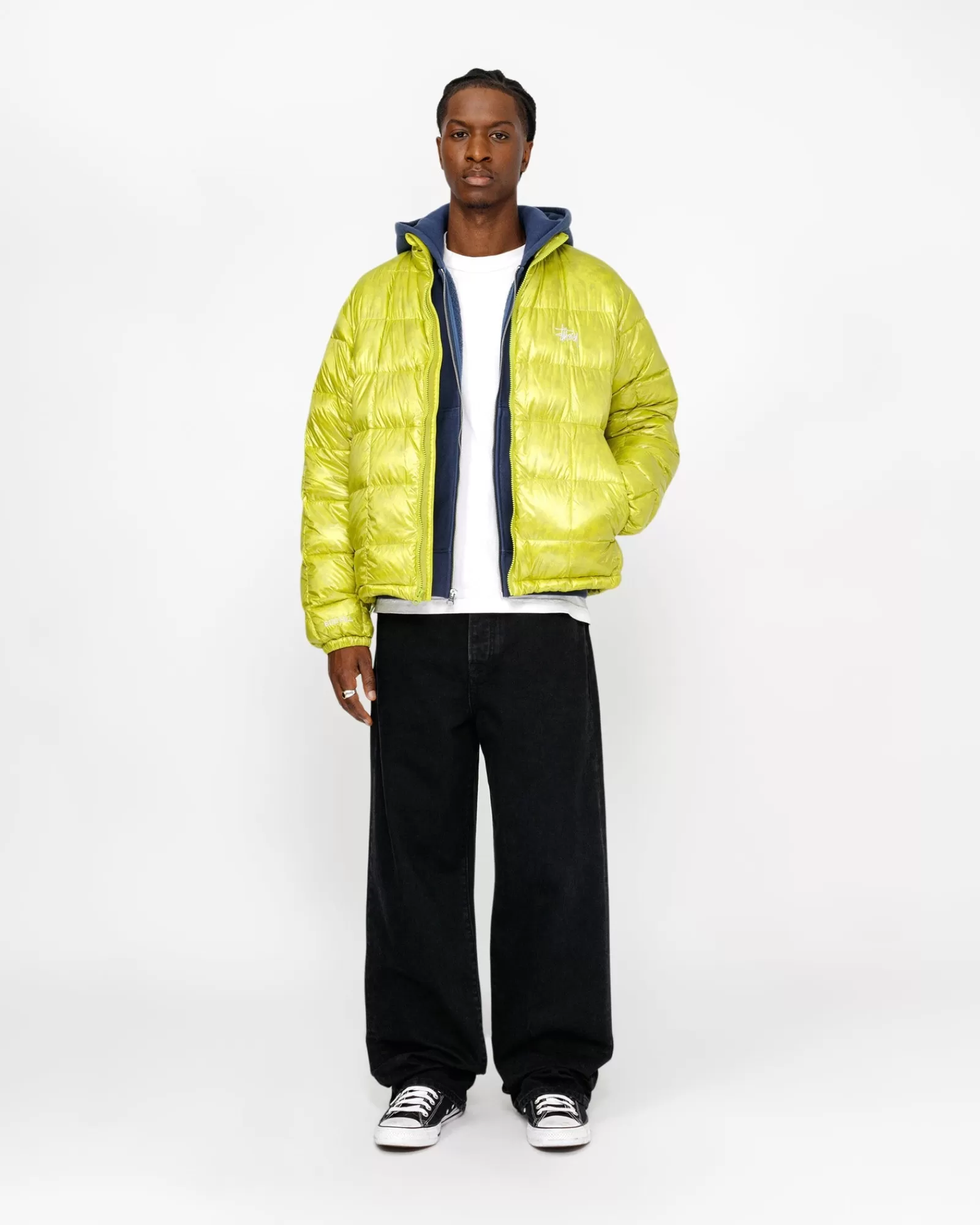 Jacken & Westen*Stüssy MIDWEIGHT PUFFER Lime