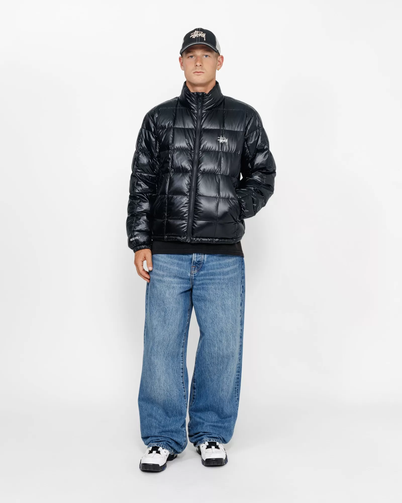 Jacken & Westen*Stüssy MIDWEIGHT PUFFER Black