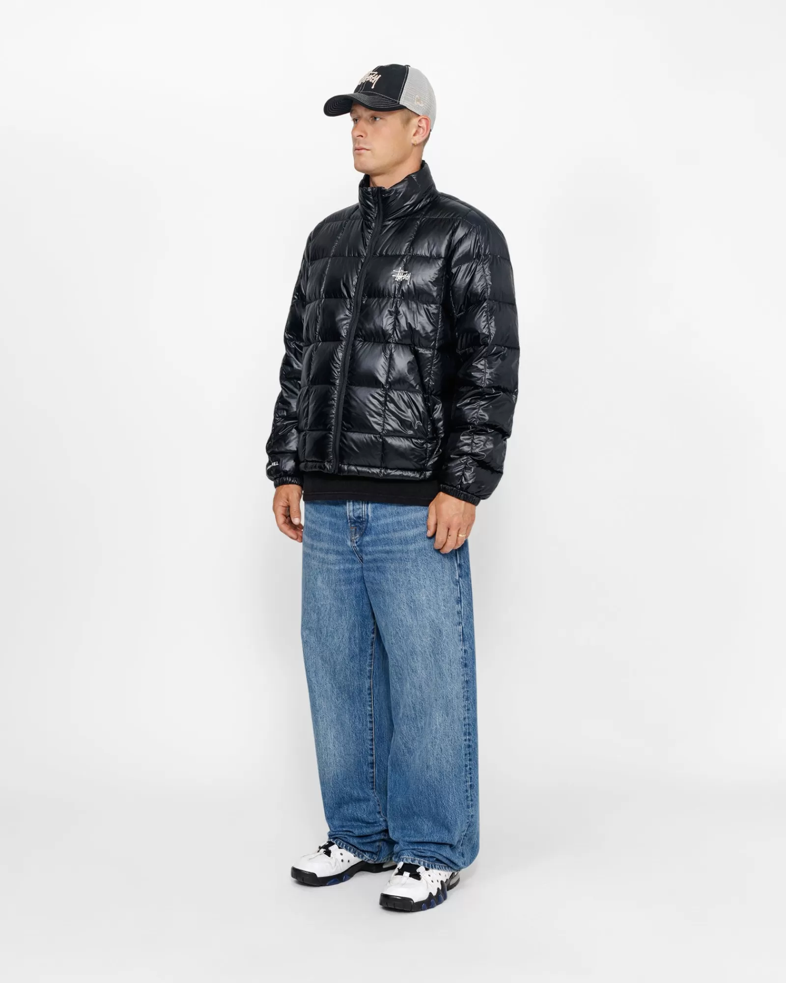 Jacken & Westen*Stüssy MIDWEIGHT PUFFER Black