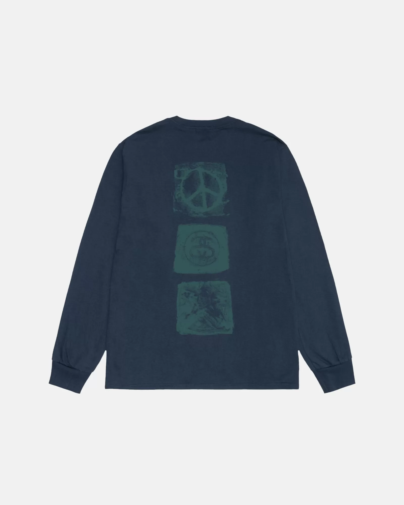 T-Shirts*Stüssy MONO LS T-Shirt Navy