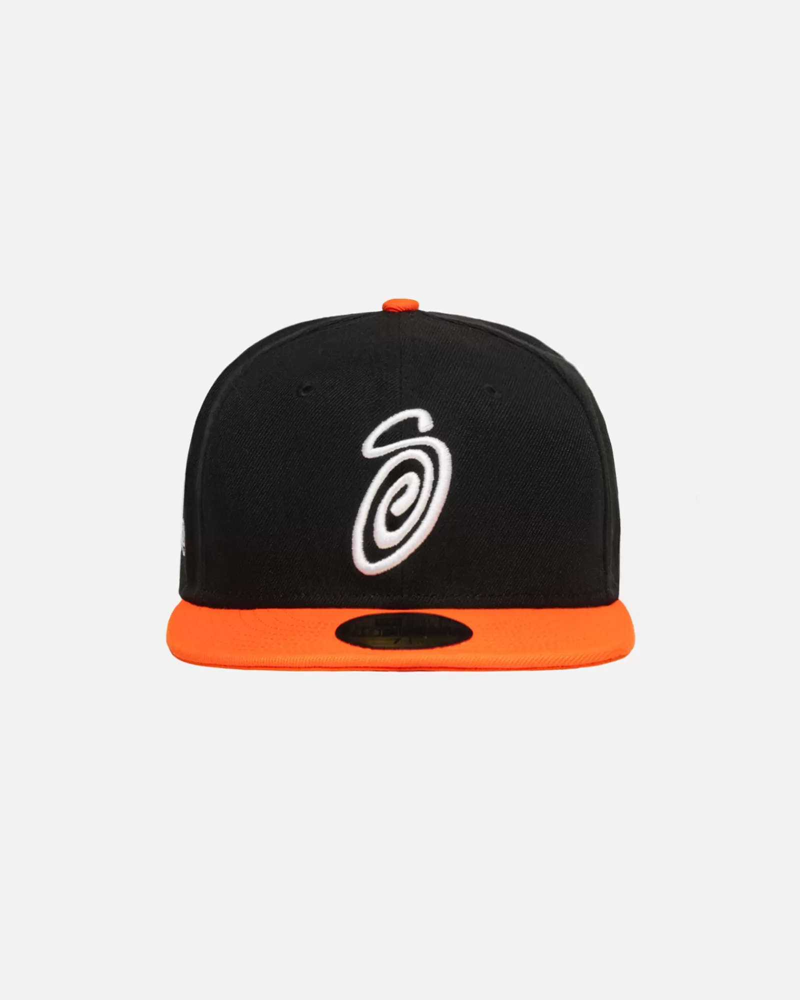 Mützen & Hüte*Stüssy NEW ERA 59FIFTY SWIRLY S Black/Orange