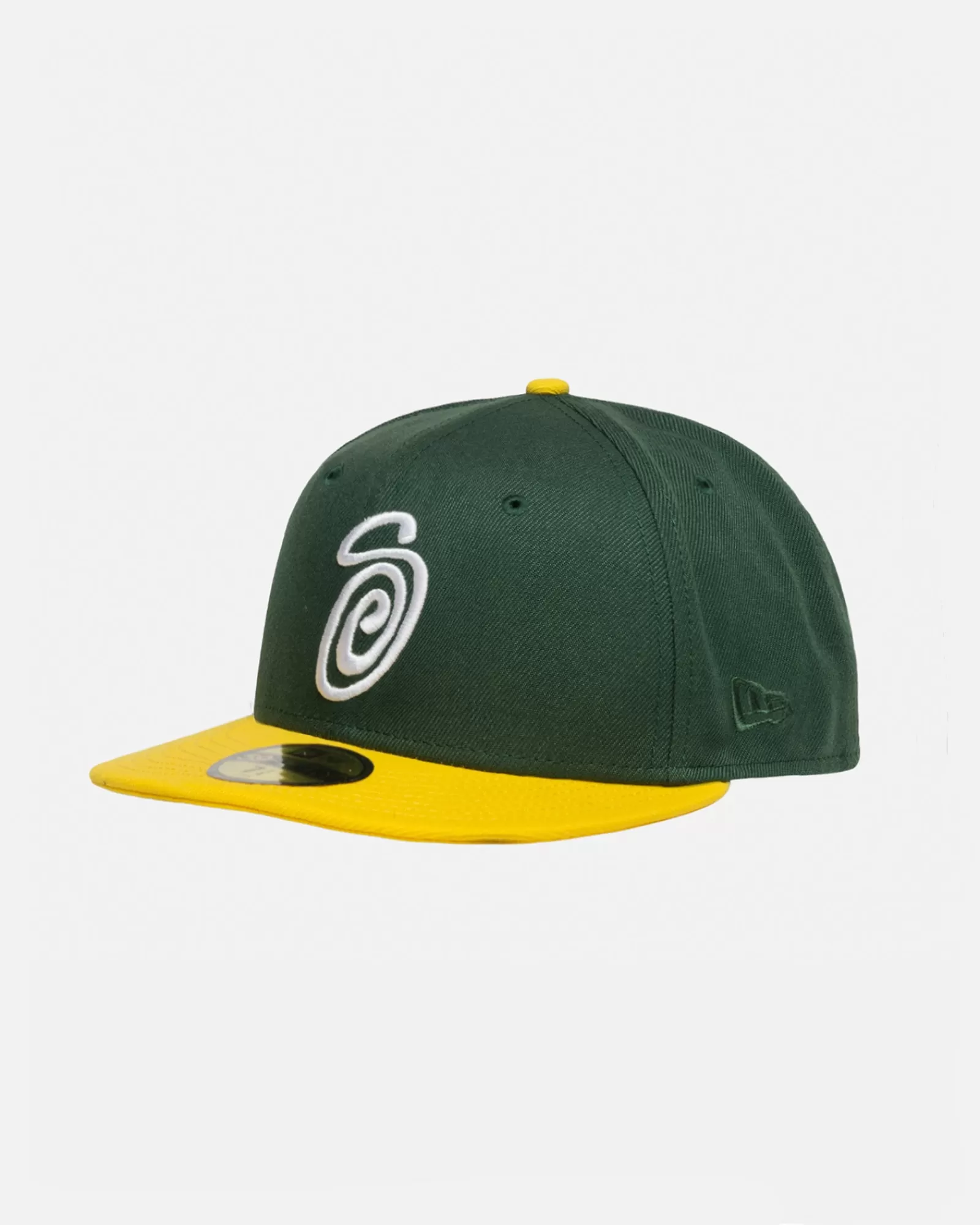 Mützen & Hüte*Stüssy NEW ERA 59FIFTY SWIRLY S Green/Yellow