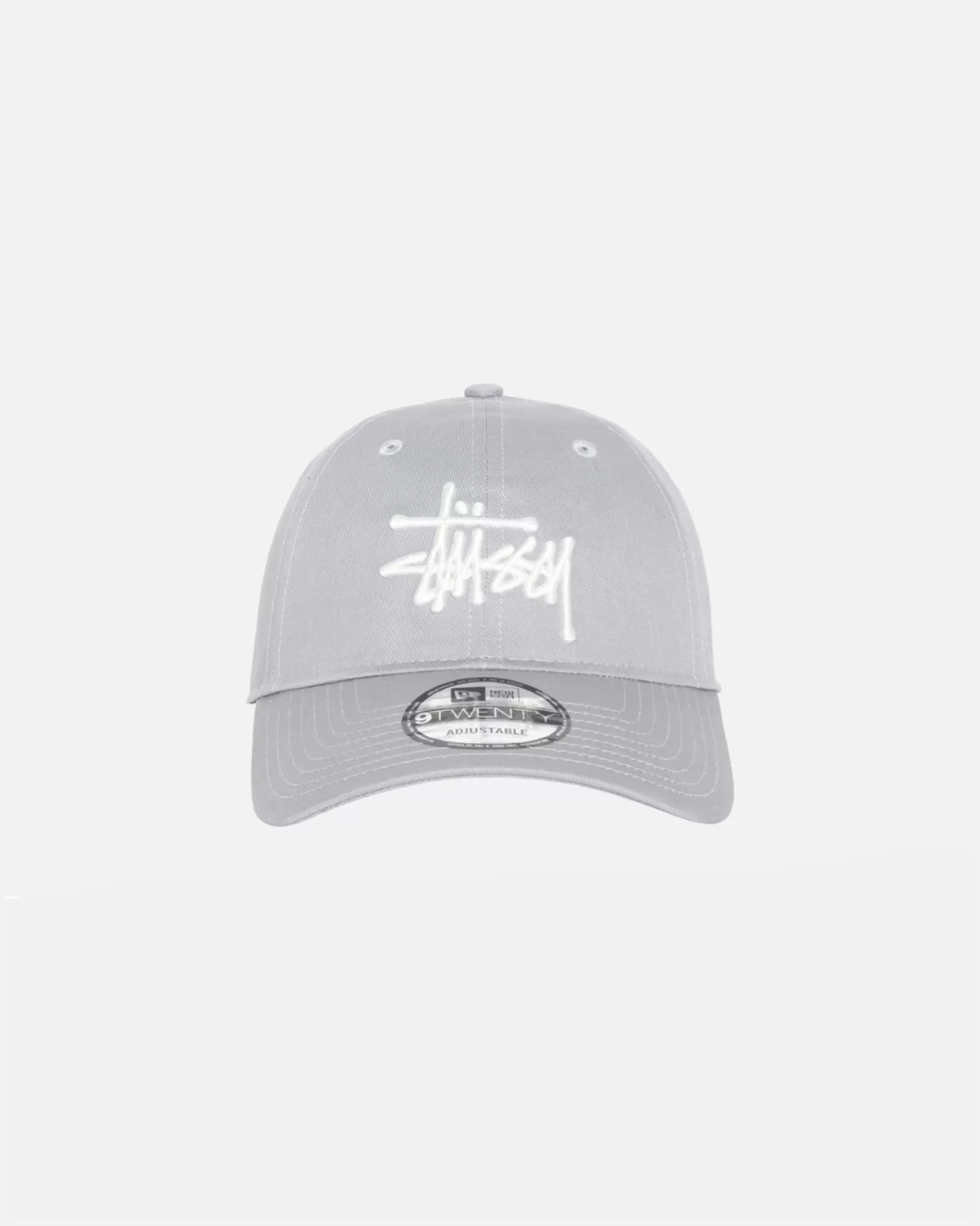 Mützen & Hüte*Stüssy NEW ERA 9TWENTY BASIC STRAPBACK Grey