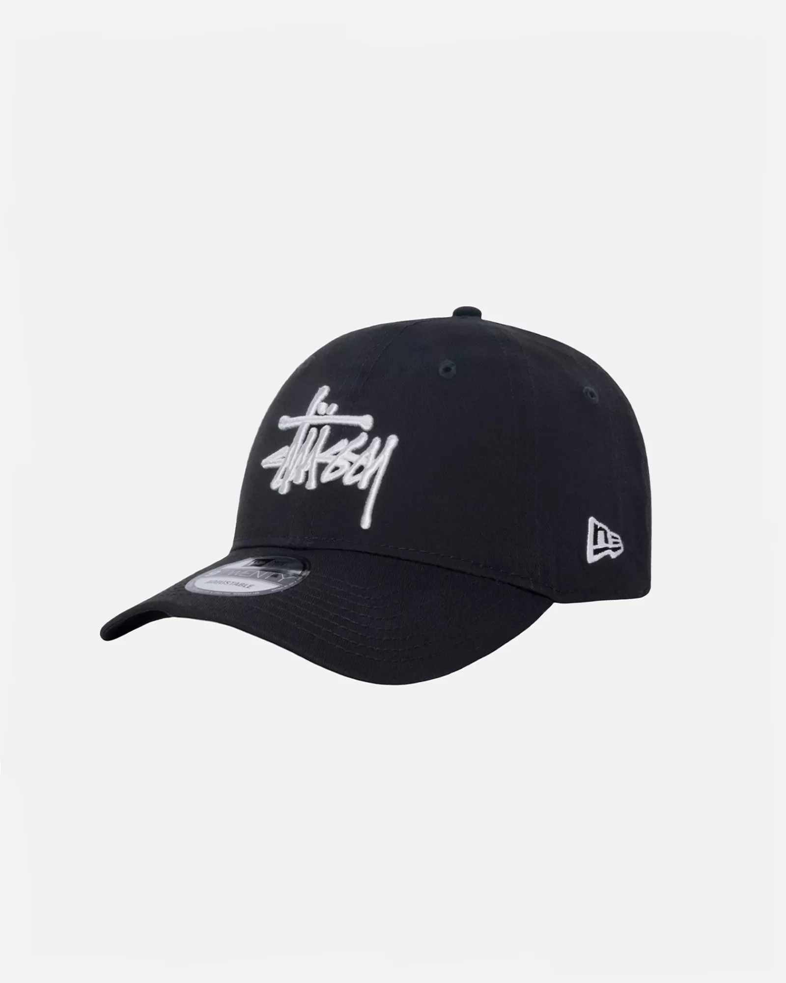 Mützen & Hüte*Stüssy NEW ERA 9TWENTY BASIC STRAPBACK Black