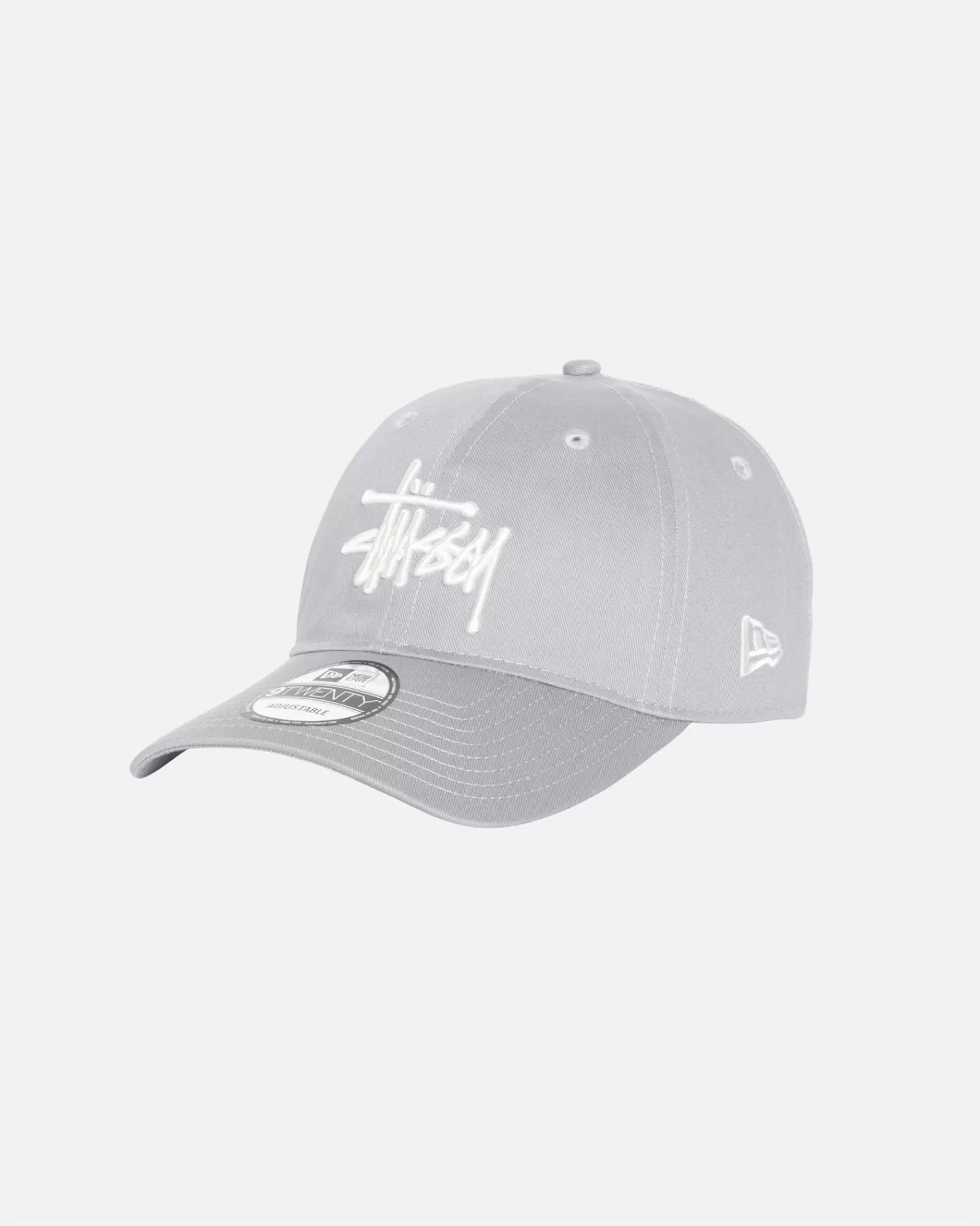 Mützen & Hüte*Stüssy NEW ERA 9TWENTY BASIC STRAPBACK Grey