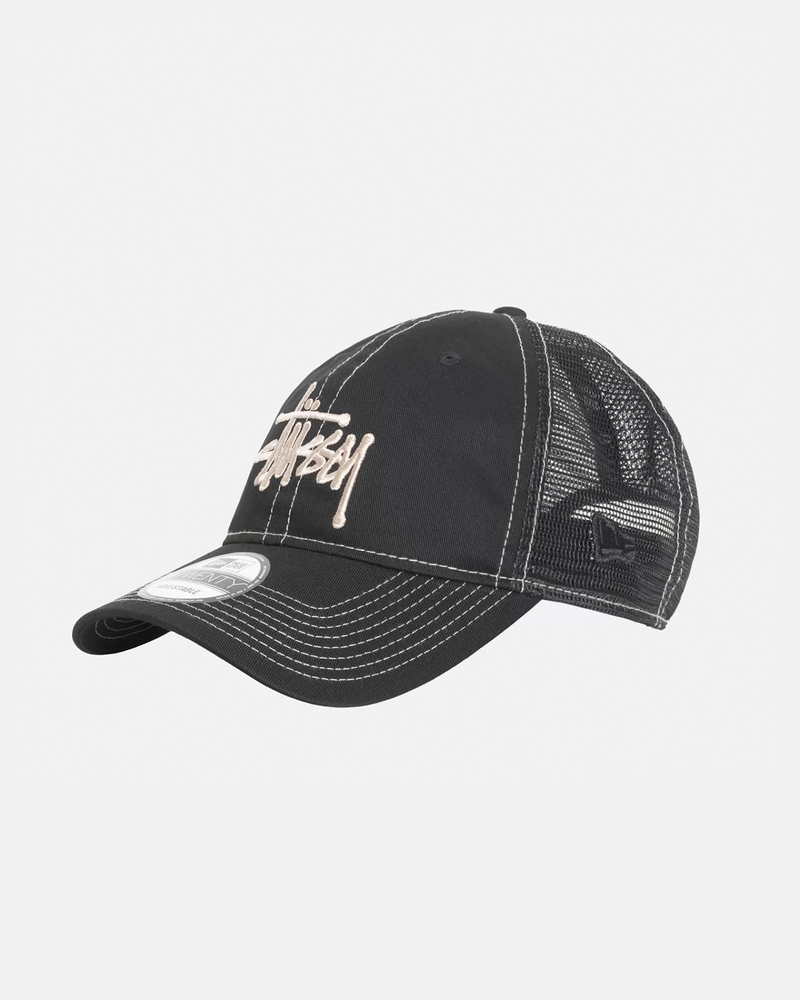 Mützen & Hüte*Stüssy NEW ERA 9TWENTY BASIC TRUCKER Black