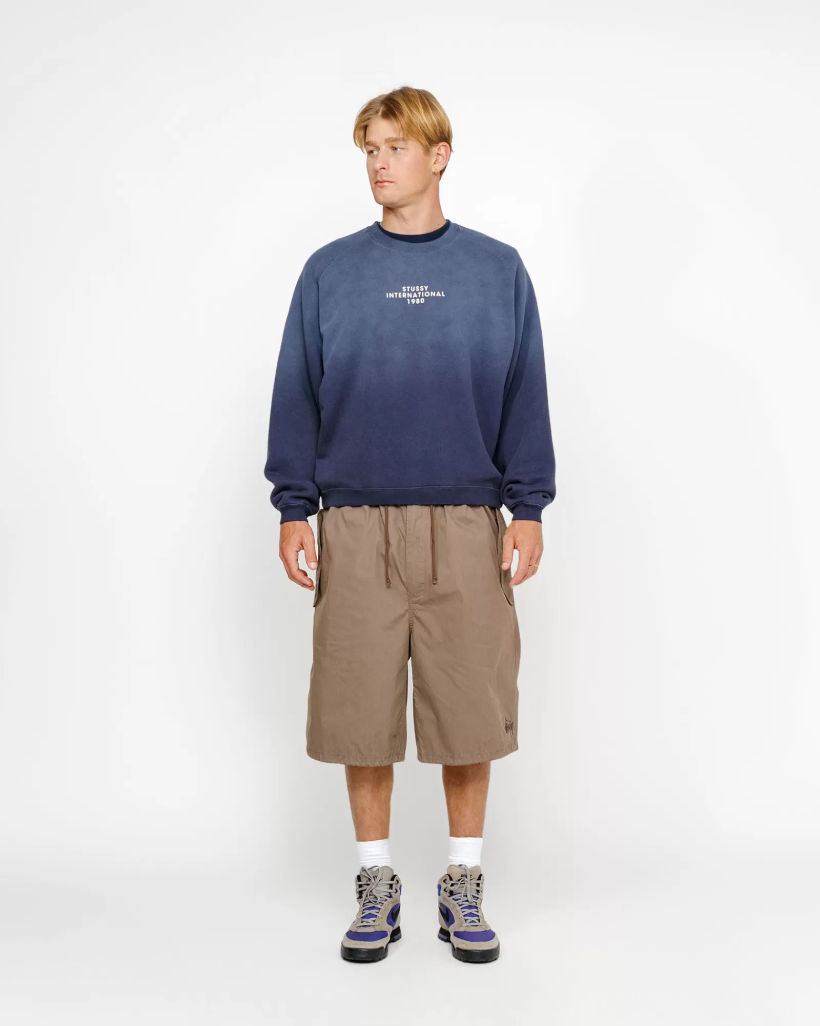 Shorts*Stüssy NYCO OVER SHORT Mushroom