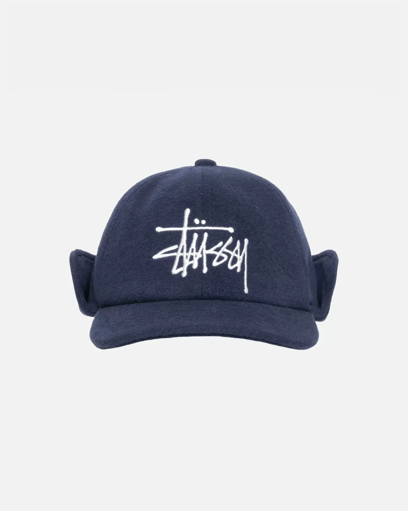 Mützen & Hüte*Stüssy OHRENKLAPPEN WOLLMÜTZE Navy