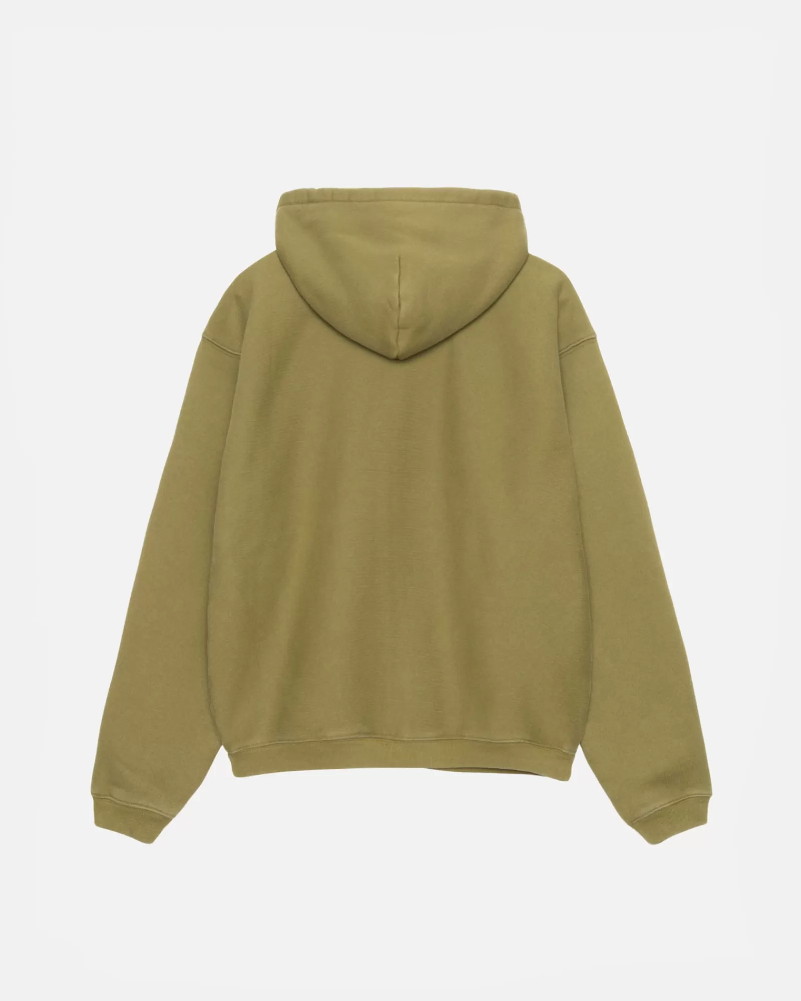 Hoodies*Stüssy OUTLINE ZIP HOODIE Olive