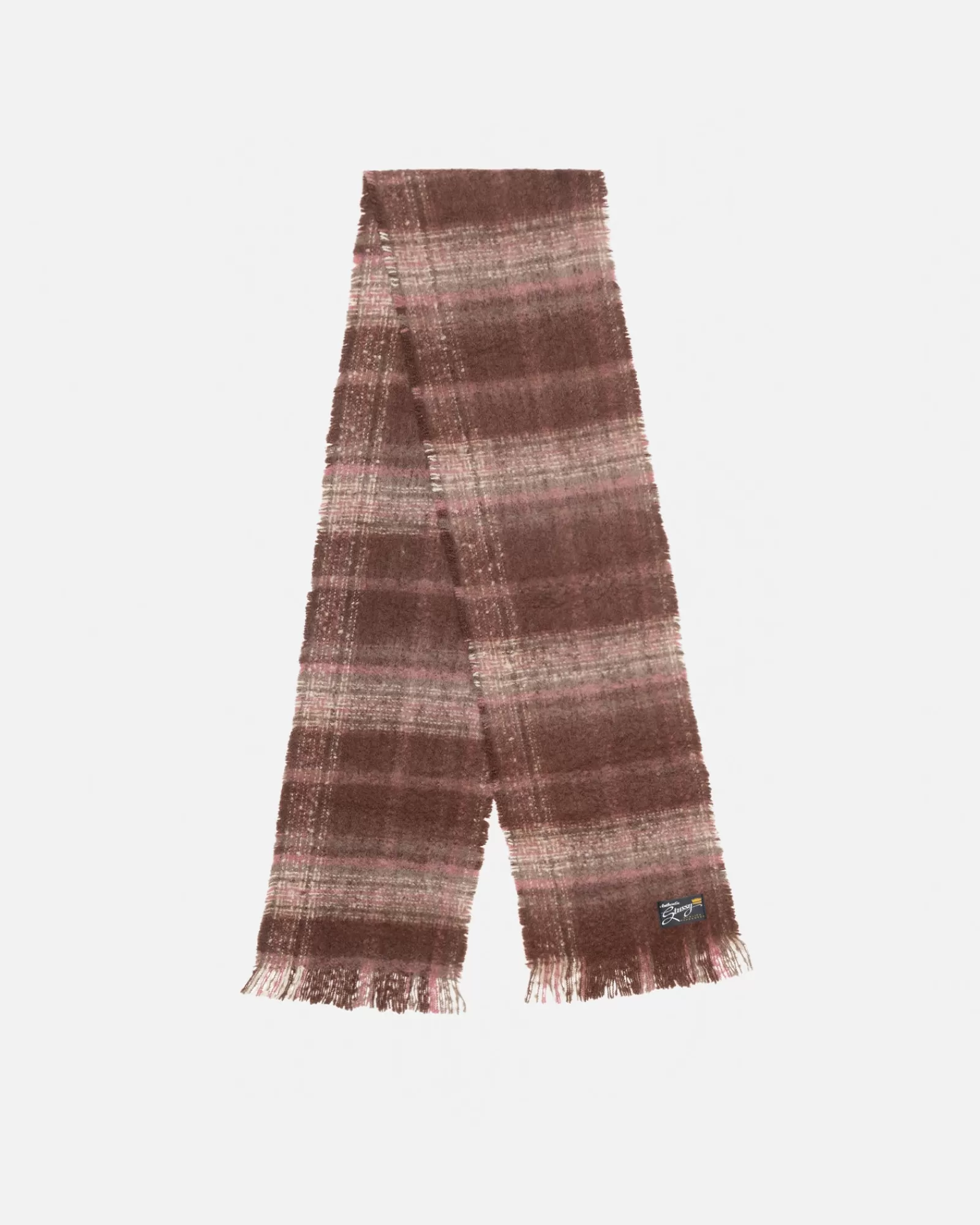 Accessoires*Stüssy PLAID SCHAL Burgundy Plaid