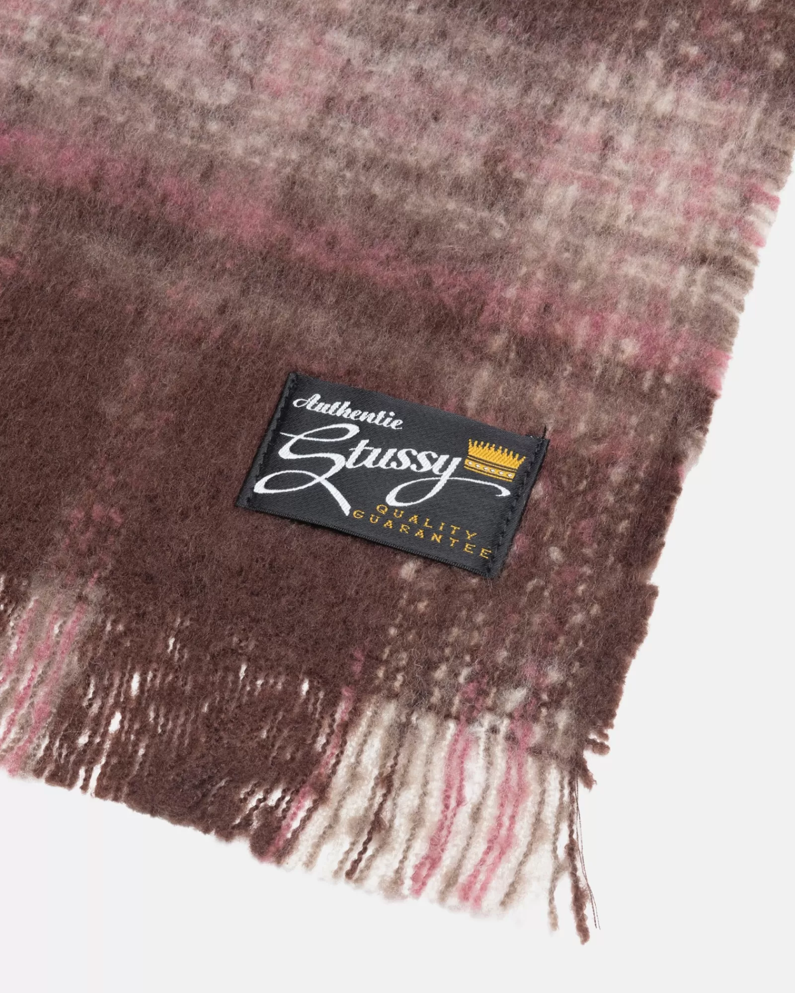 Accessoires*Stüssy PLAID SCHAL Burgundy Plaid