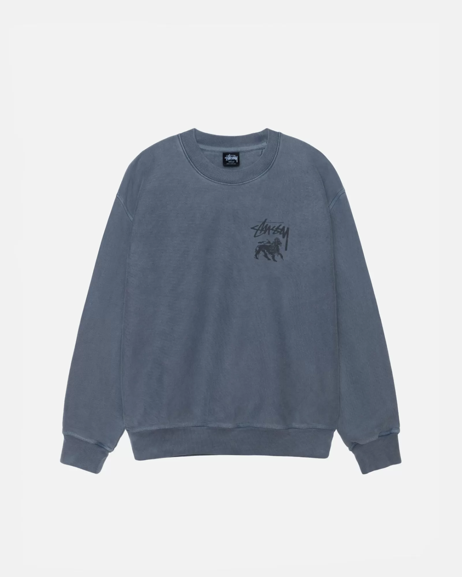 Crews*Stüssy RASTA LION CREW PIGMENTGEFÄRBT Navy