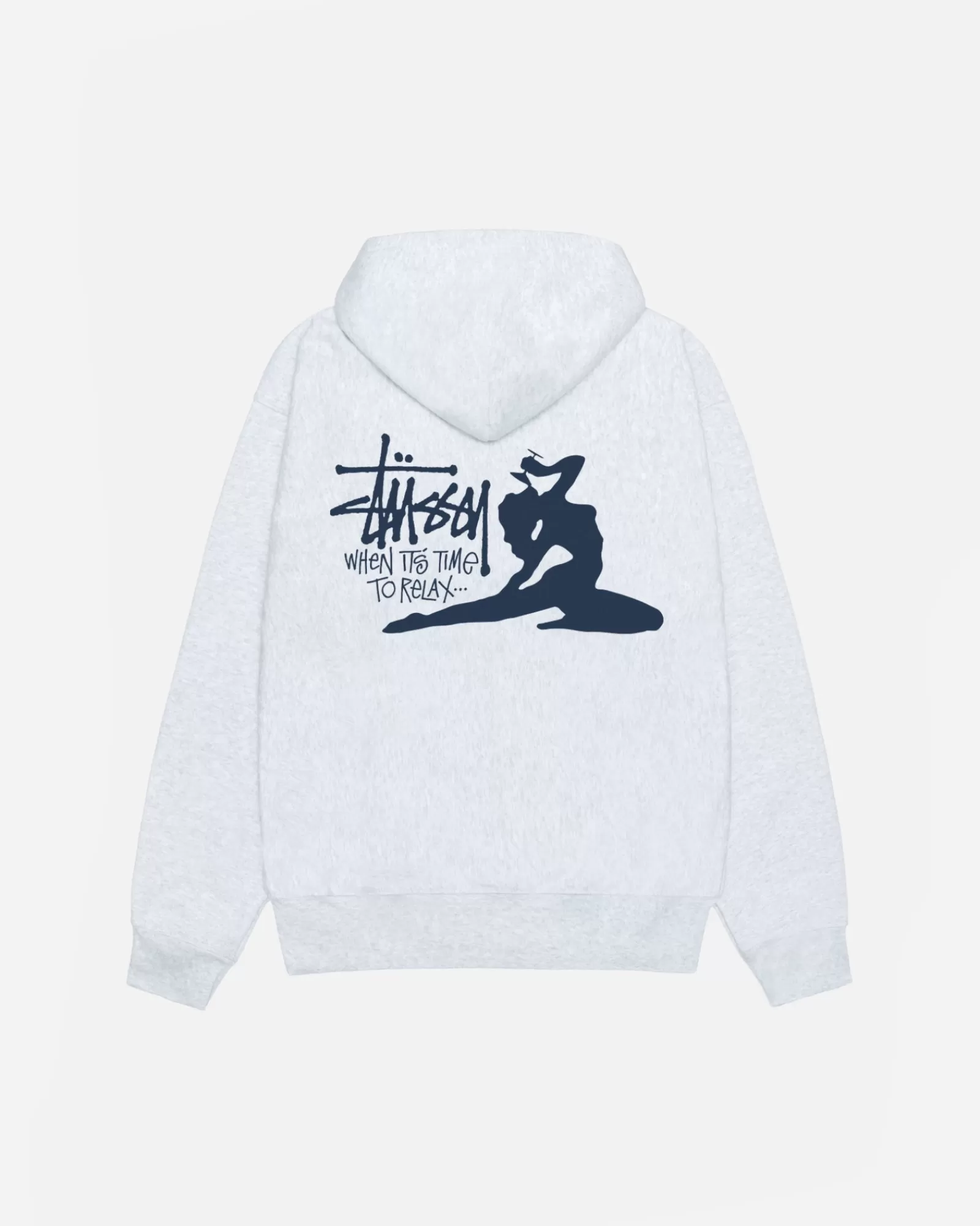 Hoodies*Stüssy RELAX HOODIE Ash Heather