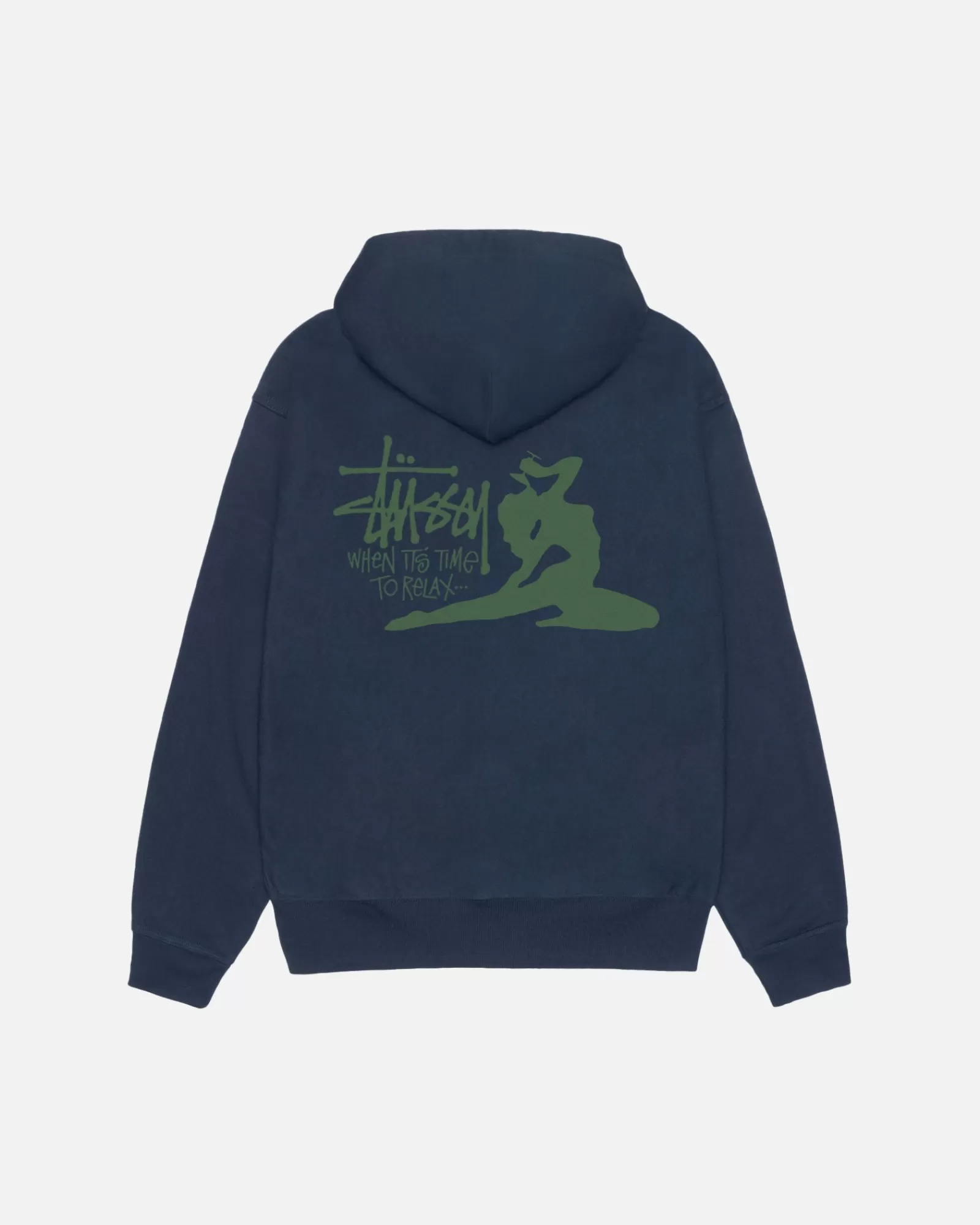 Hoodies*Stüssy RELAX HOODIE Navy