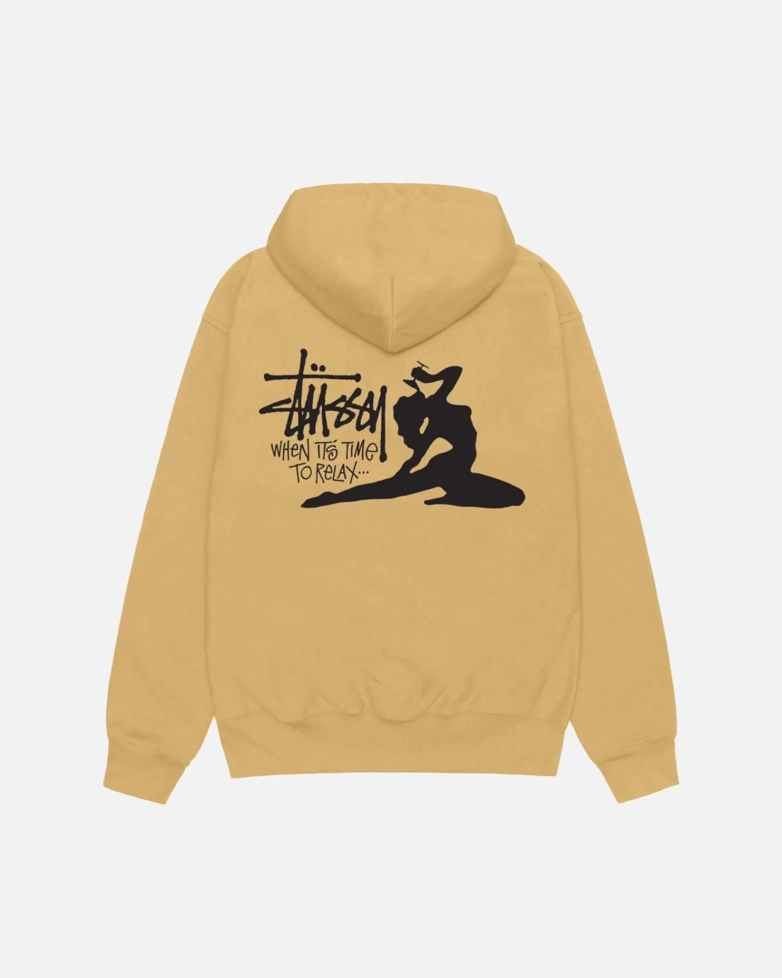 Hoodies*Stüssy RELAX HOODIE Curry