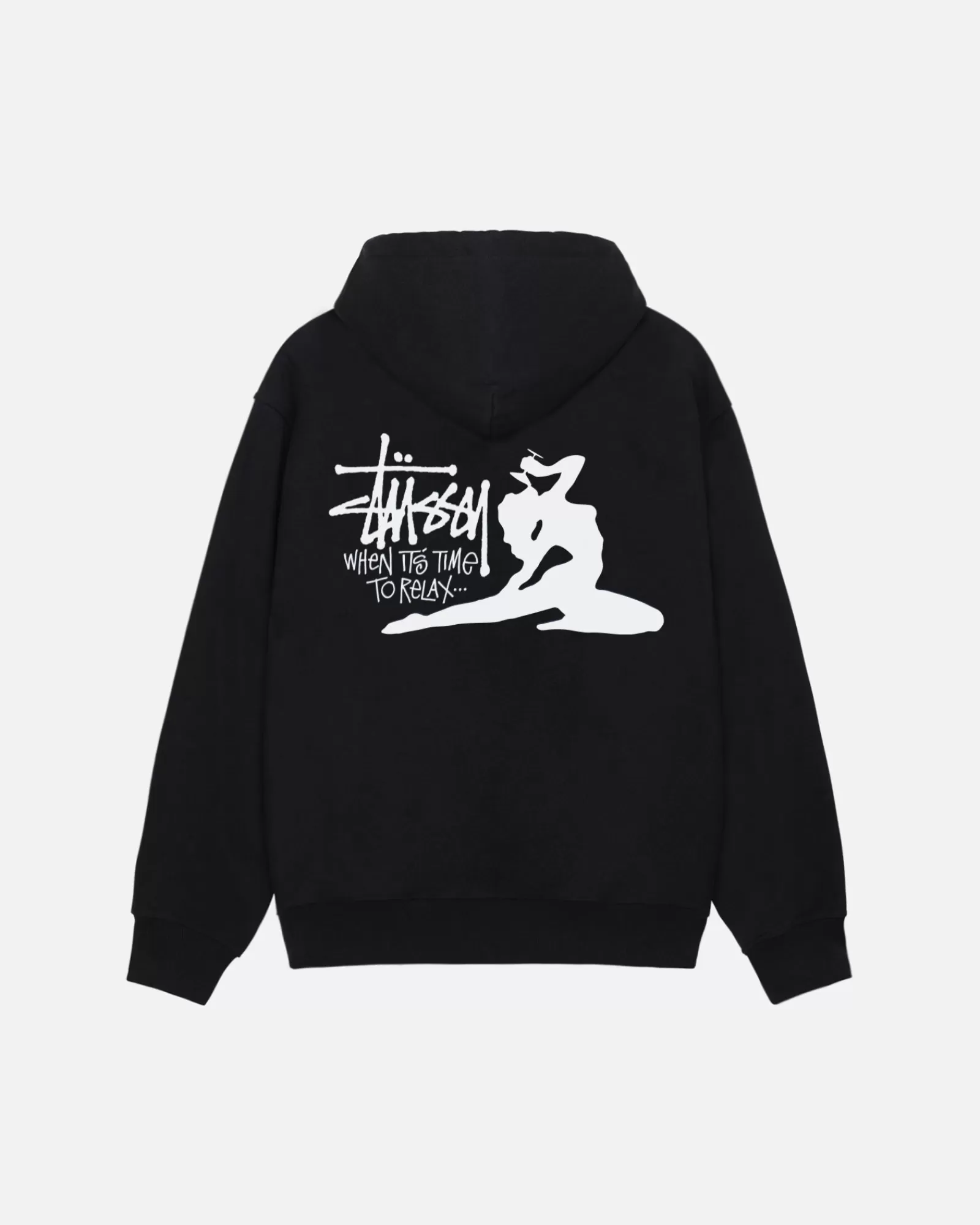 Hoodies*Stüssy RELAX HOODIE Black