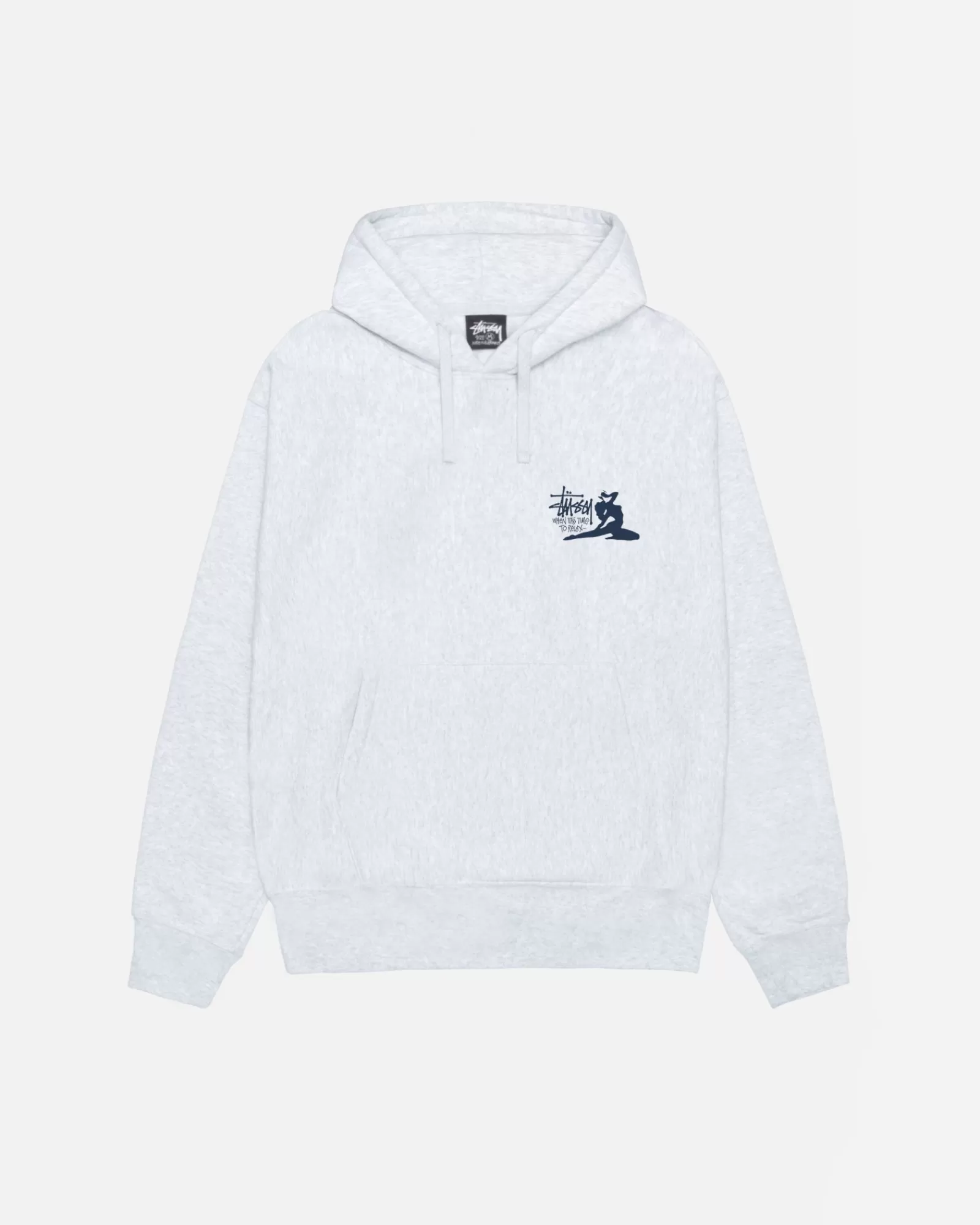 Hoodies*Stüssy RELAX HOODIE Ash Heather