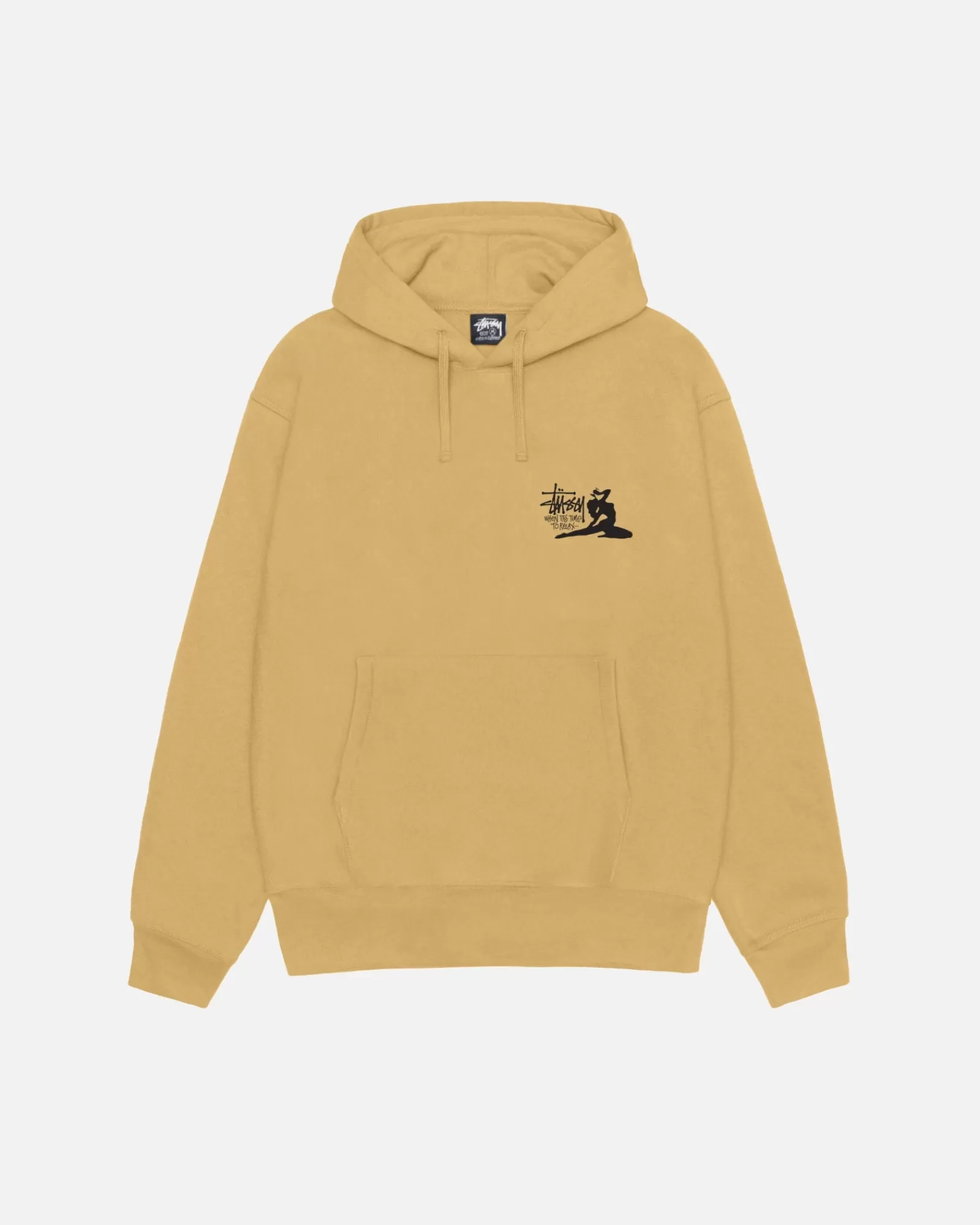 Hoodies*Stüssy RELAX HOODIE Curry