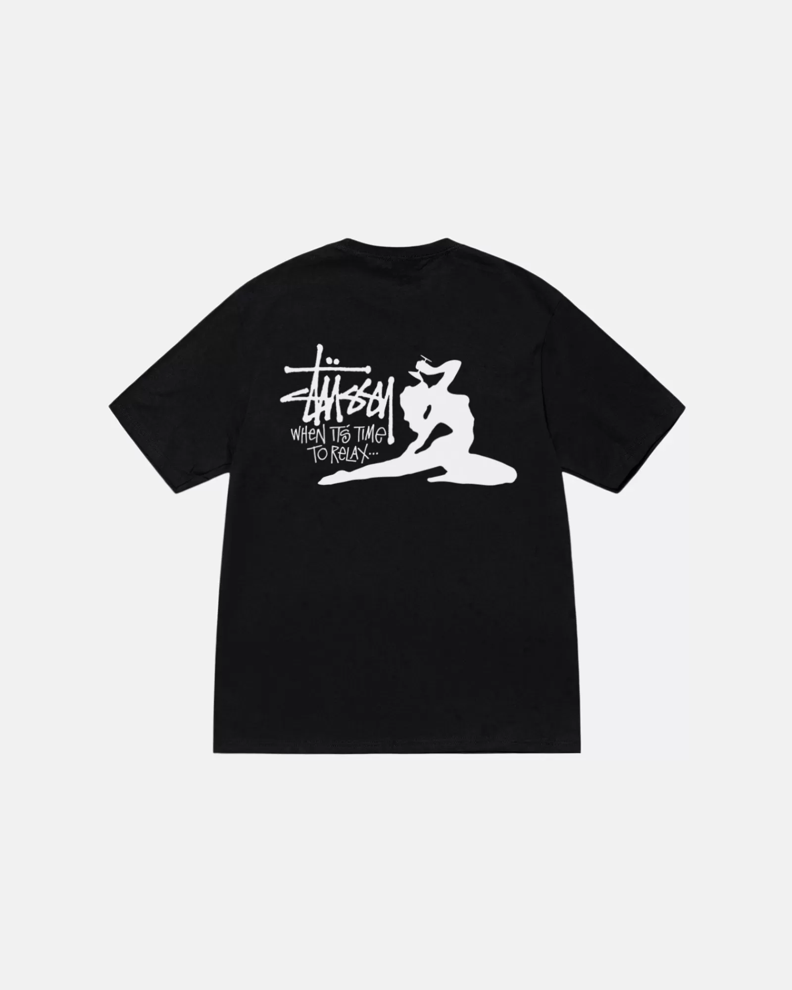 T-Shirts*Stüssy RELAX TEE Black