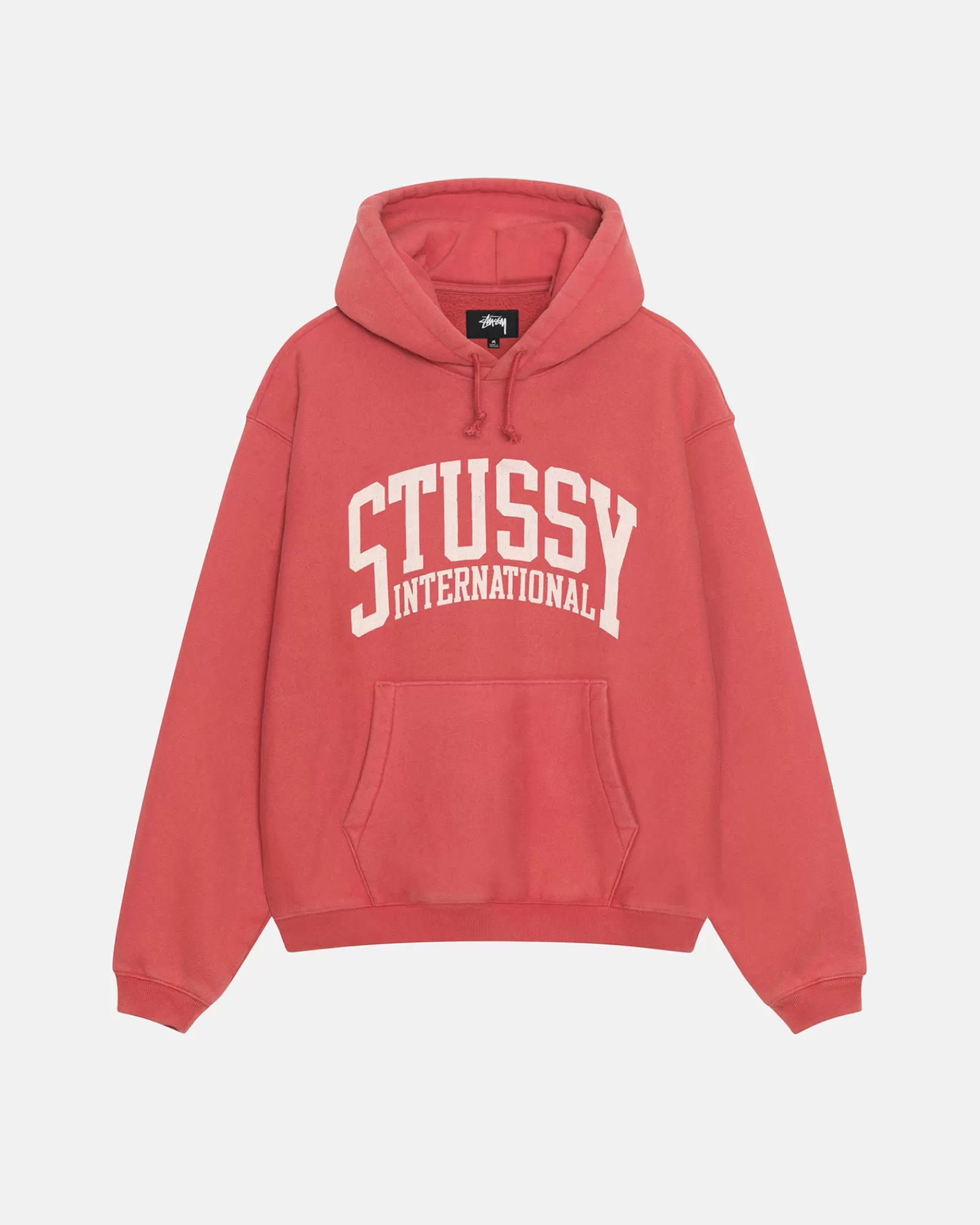 Hoodies*Stüssy RELAXED HOODIE INTERNATIONAL Washed Red