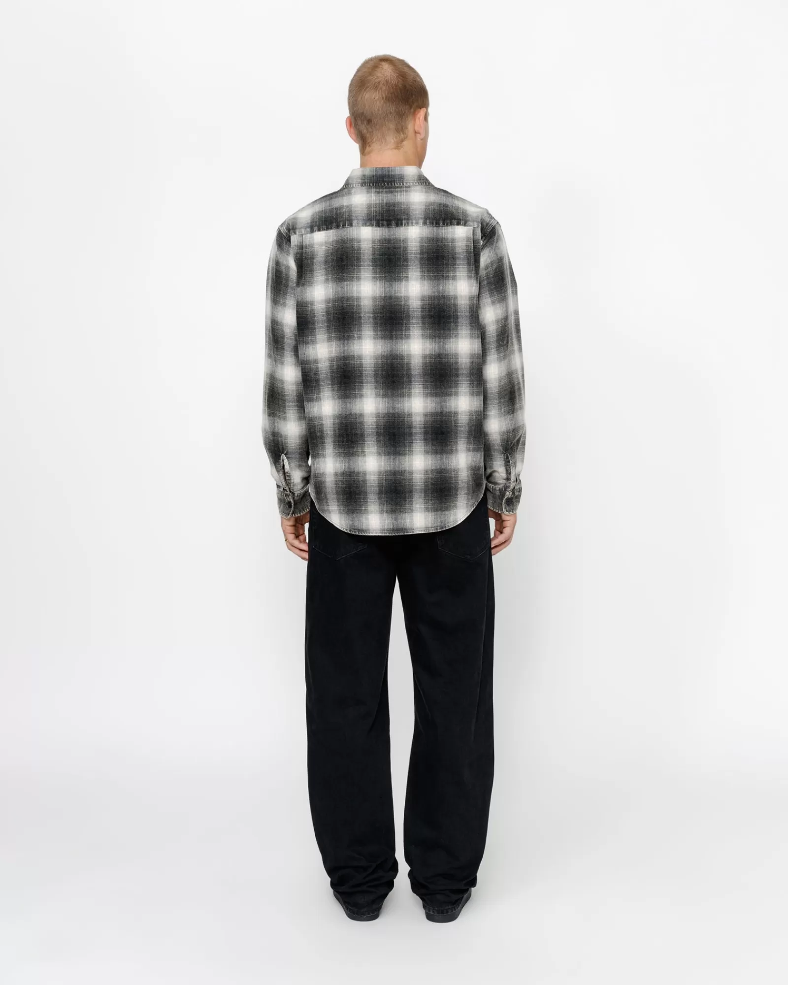 Hemden*Stüssy ROCCO FLANNEL PLAID HEMD Grey