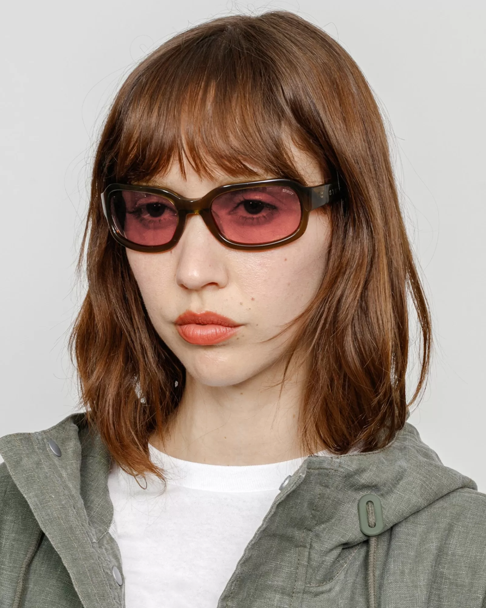 Accessoires | Sonnenbrillen*Stüssy ROME SUNGLASSES Brown / Pink Lens