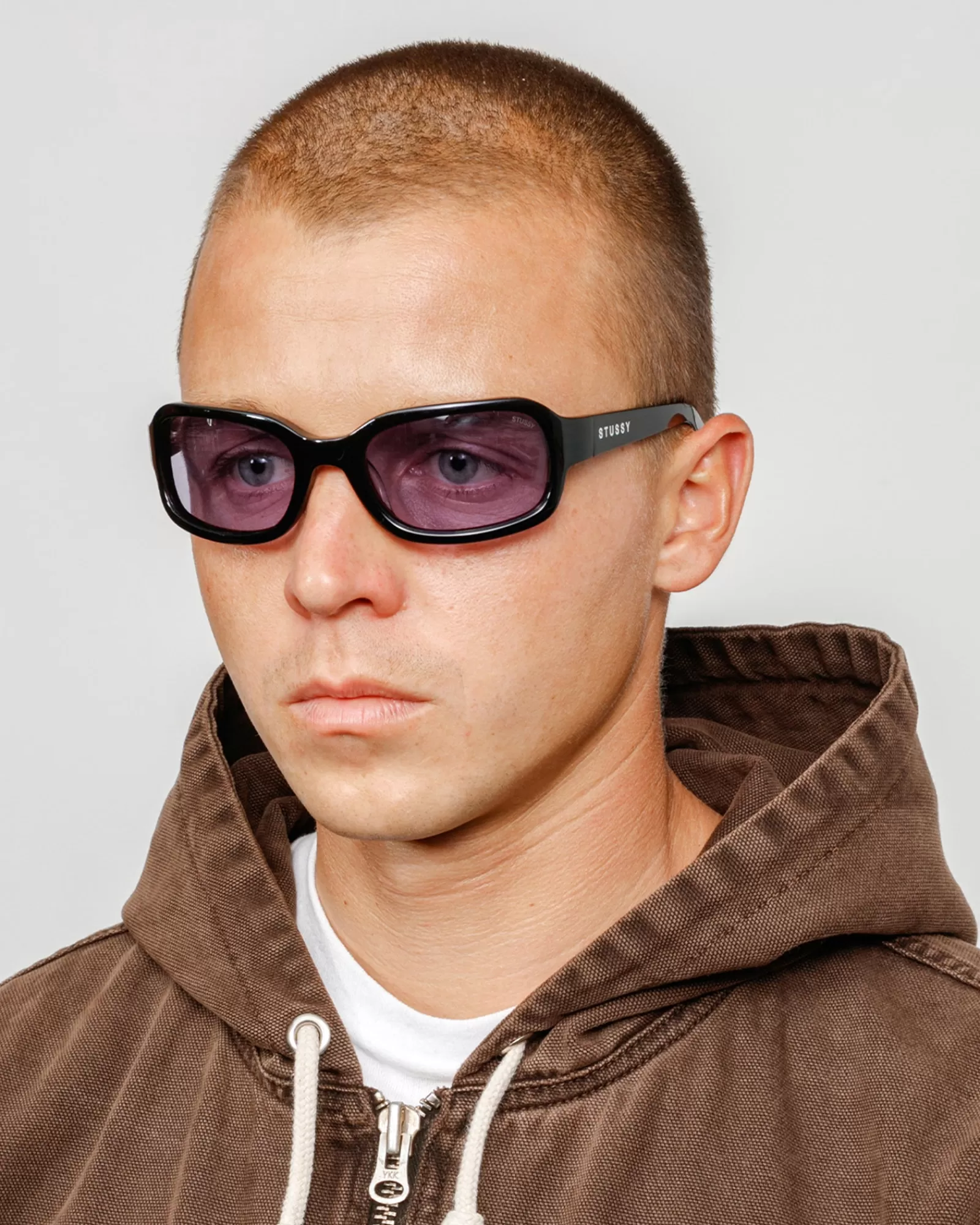 Accessoires | Sonnenbrillen*Stüssy ROME SUNGLASSES Black / Lavender Lens