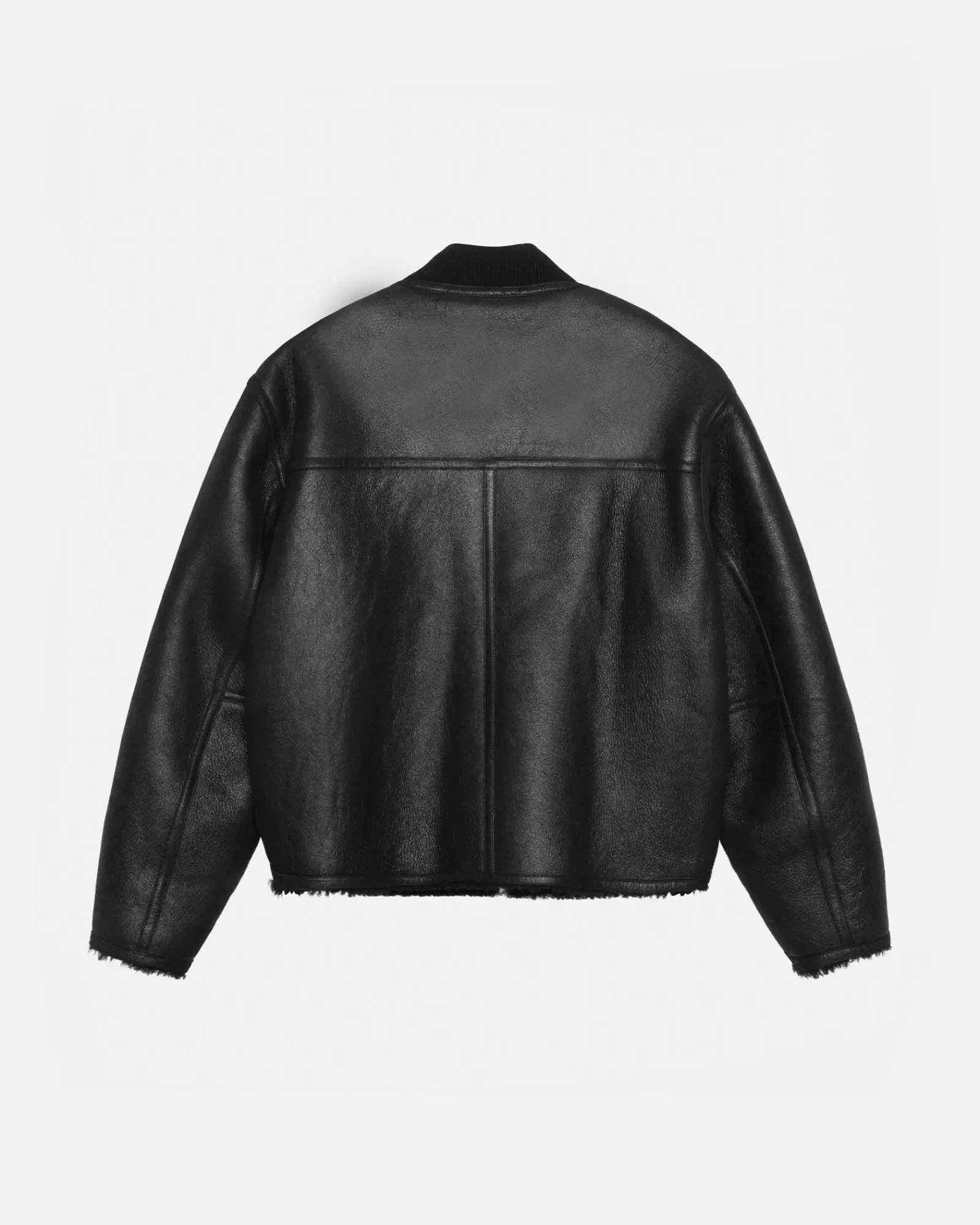 Jacken & Westen*Stüssy SHEARLING REVERSIBLE BOMBER Black