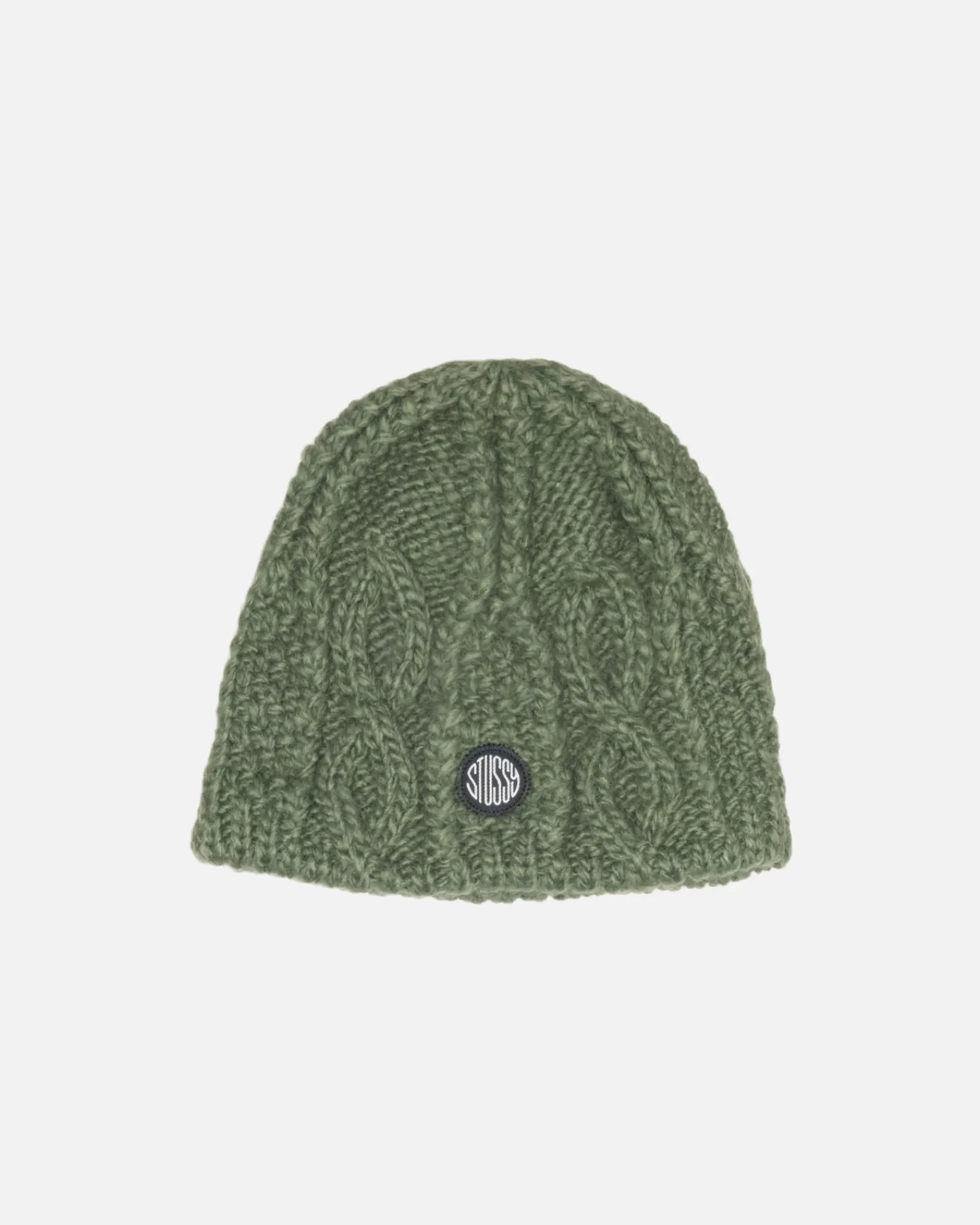 Mützen & Hüte*Stüssy SKULLCAP CABLE KNIT Army