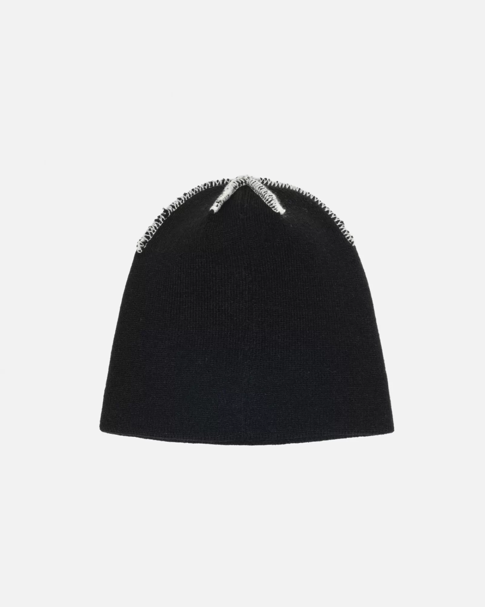 Mützen & Hüte*Stüssy SKULLCAP MIT SICHTBAREN NÄHTEN Black