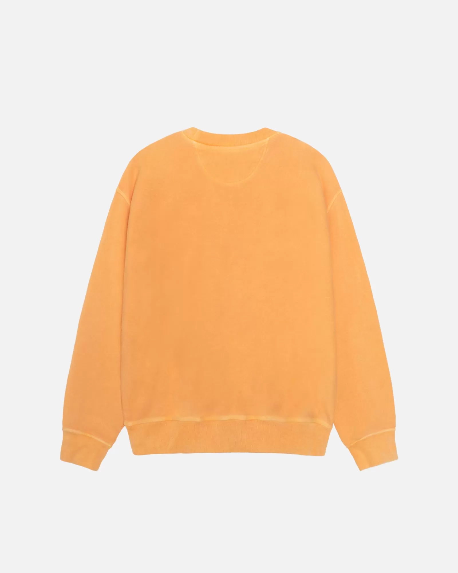 Crews*Stüssy SMOOTH STOCK CREW PIGMENT DYED Orange