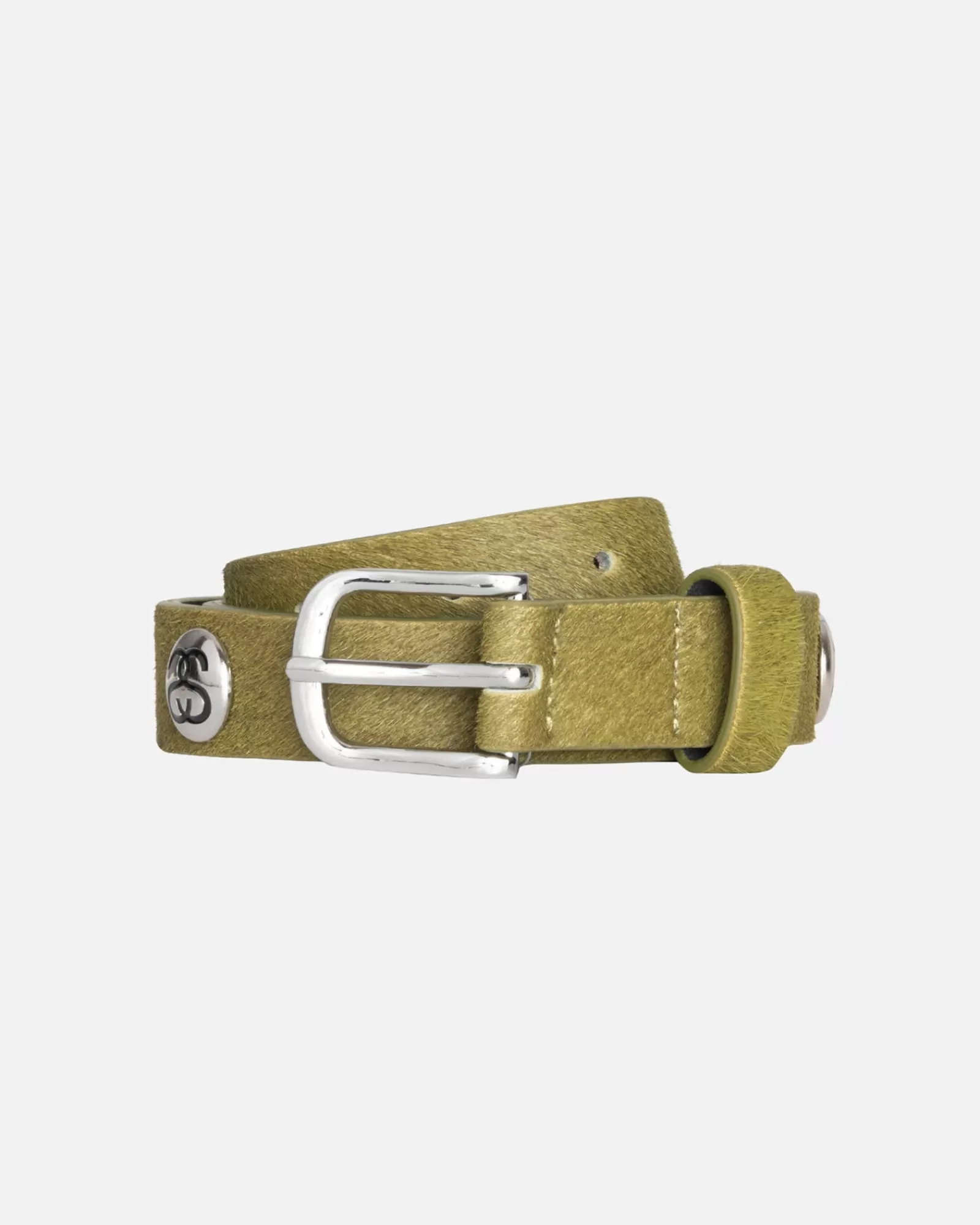 Accessoires*Stüssy SS-LINK STUDDED BELT Hairy Moss