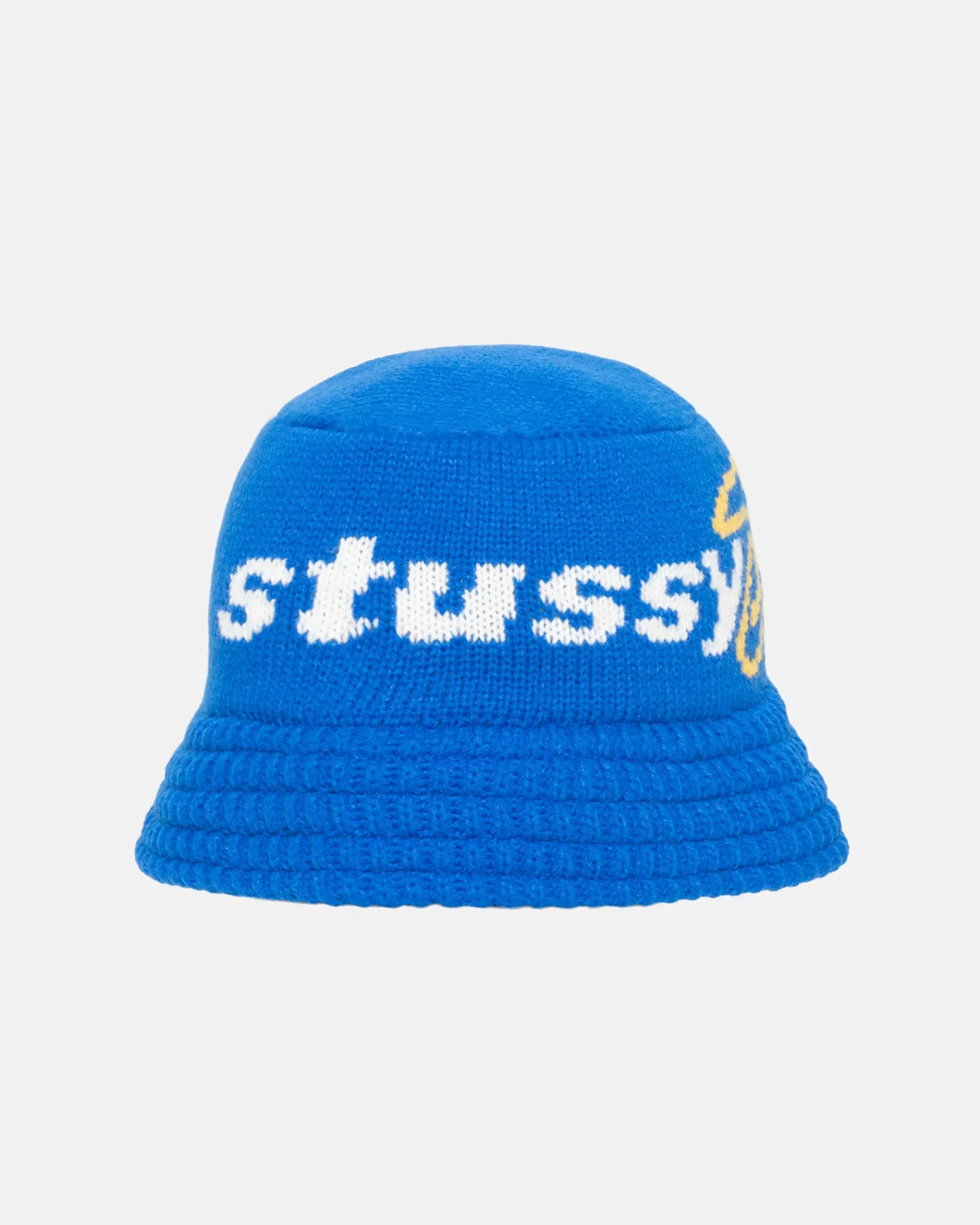 Mützen & Hüte*Stüssy Strick-Bucket-Hat Stussy Sport Blue