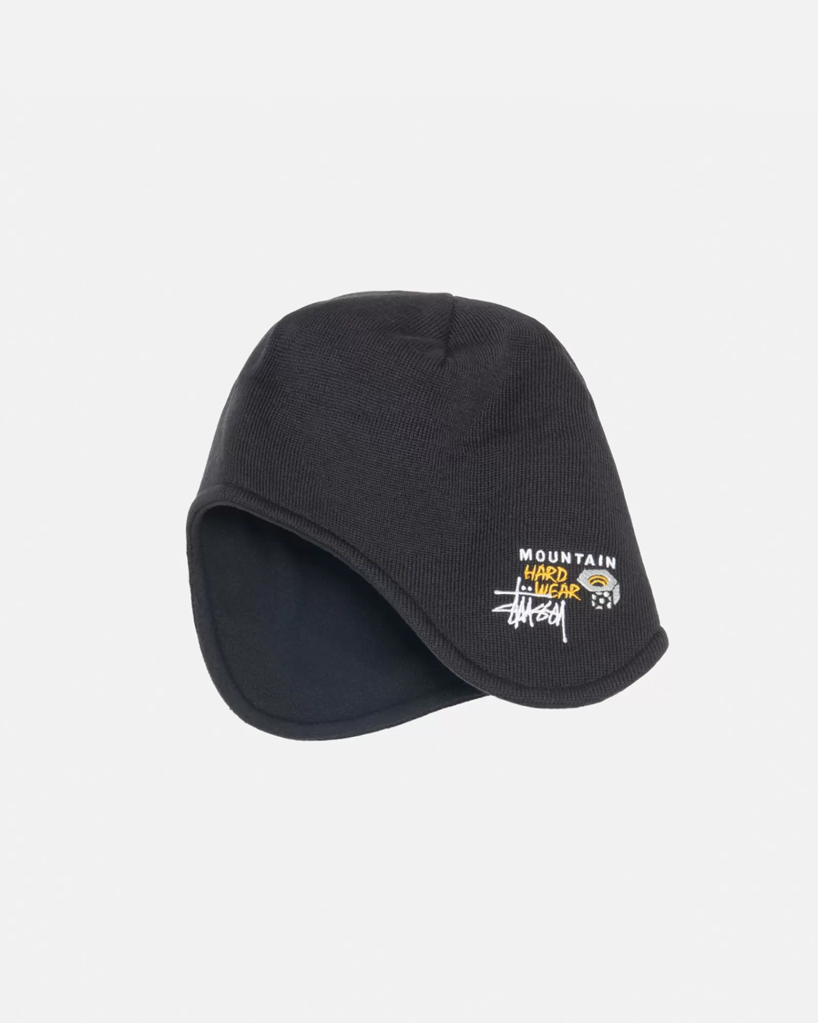 Mützen & Hüte*Stüssy STÜSSY & MOUNTAIN HARDWEAR EAR FLAP BEANIE Black