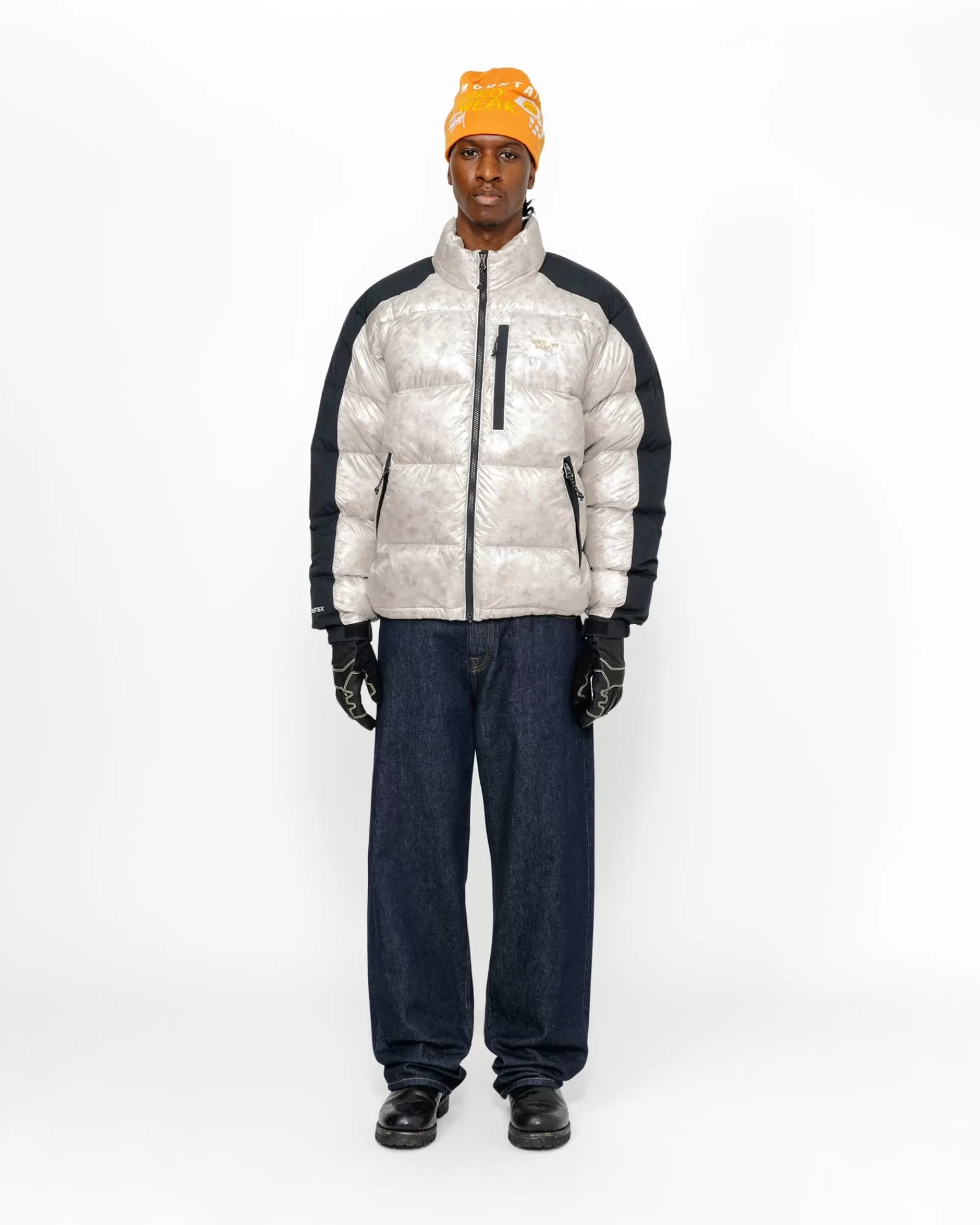 Jacken & Westen*Stüssy STÜSSY & MOUNTAIN HARDWEAR SUBZERO™ DAUNENJACKE Moonshot Grey/Black