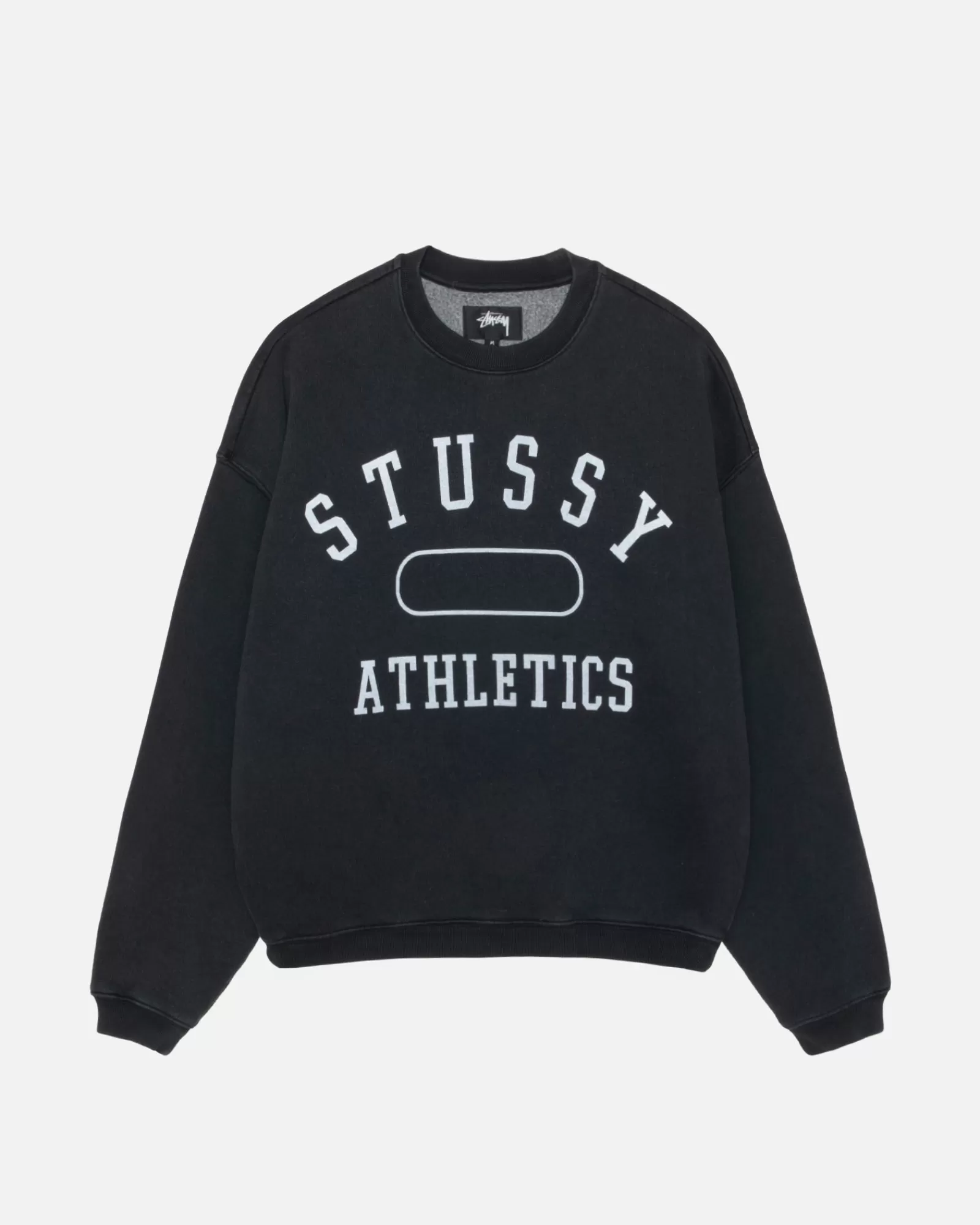 Crews*Stüssy STÜSSY ATHLETICS CREW Washed Black