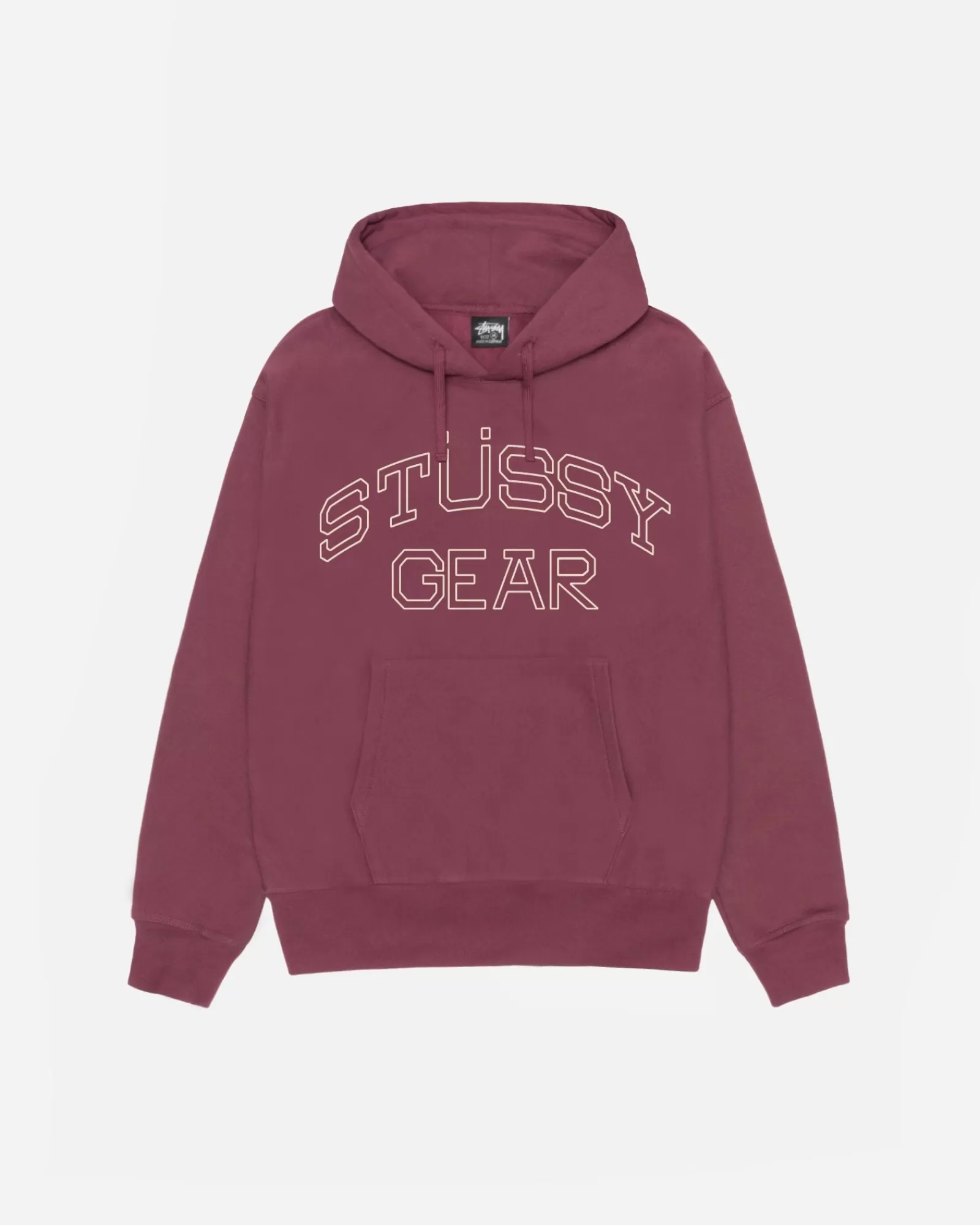 Hoodies*Stüssy STÜSSY GEAR HOODIE Oxblood