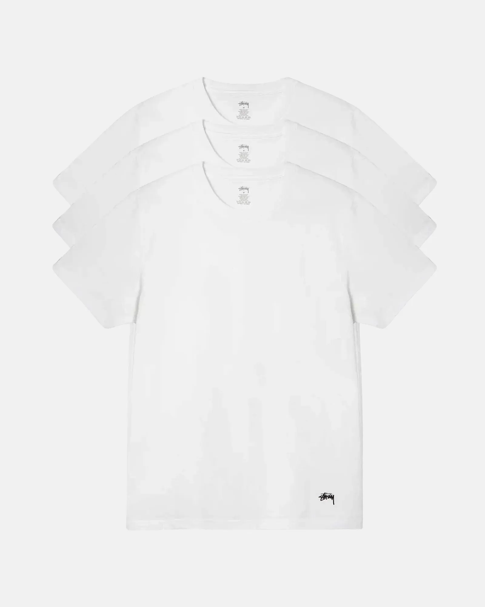 Accessoires | T-Shirts*Stüssy STÜSSY UNDERSHIRTS 3 PACK White