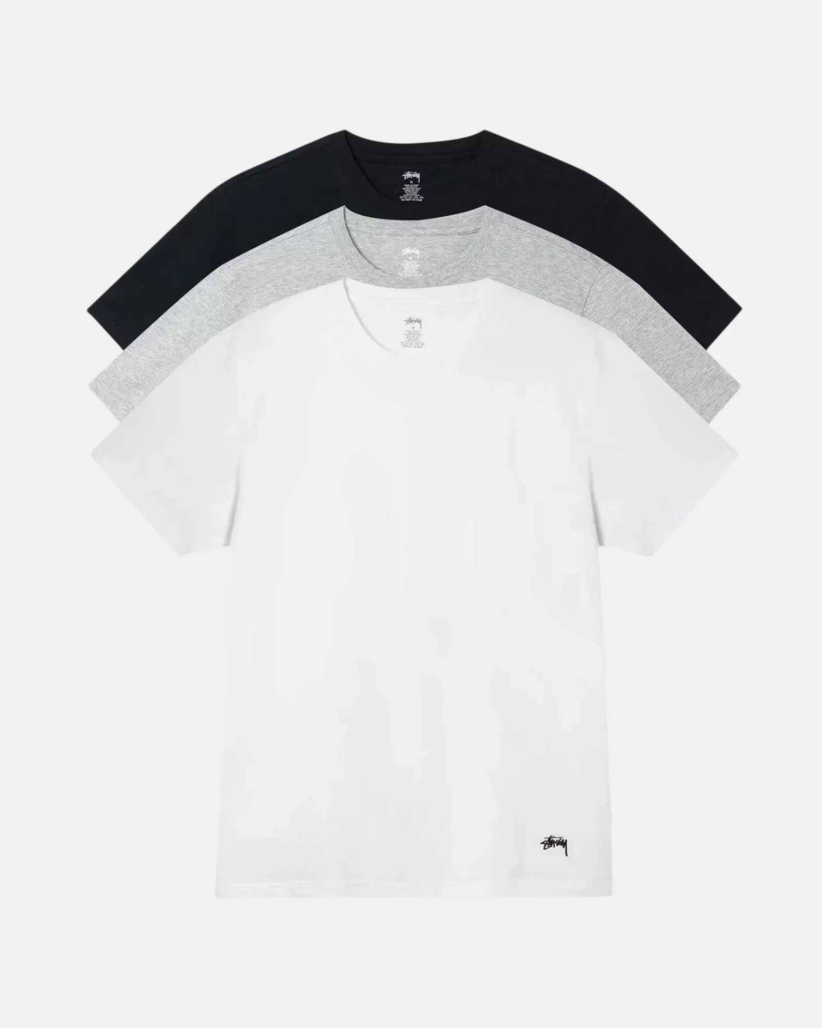 Accessoires | T-Shirts*Stüssy STÜSSY UNDERSHIRTS 3 PACK Multicolor