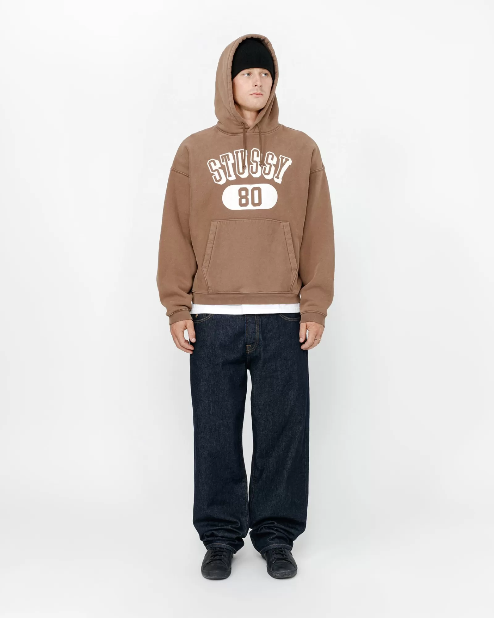 Hoodies*Stüssy STUSSY 80 RELAXED HOODIE Brown